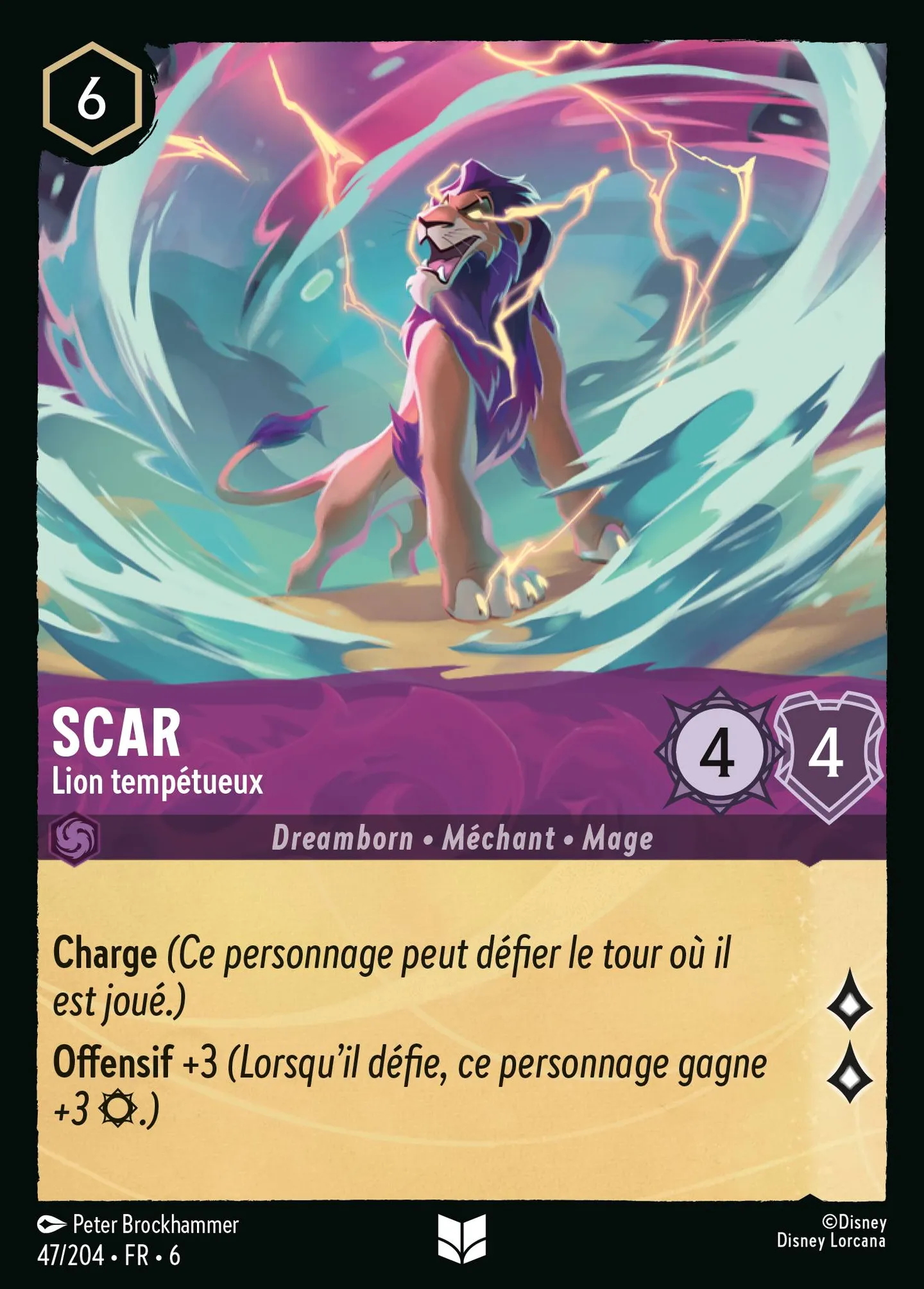 Scar - Lion tempétueux — Azurite Sea — Lorcana