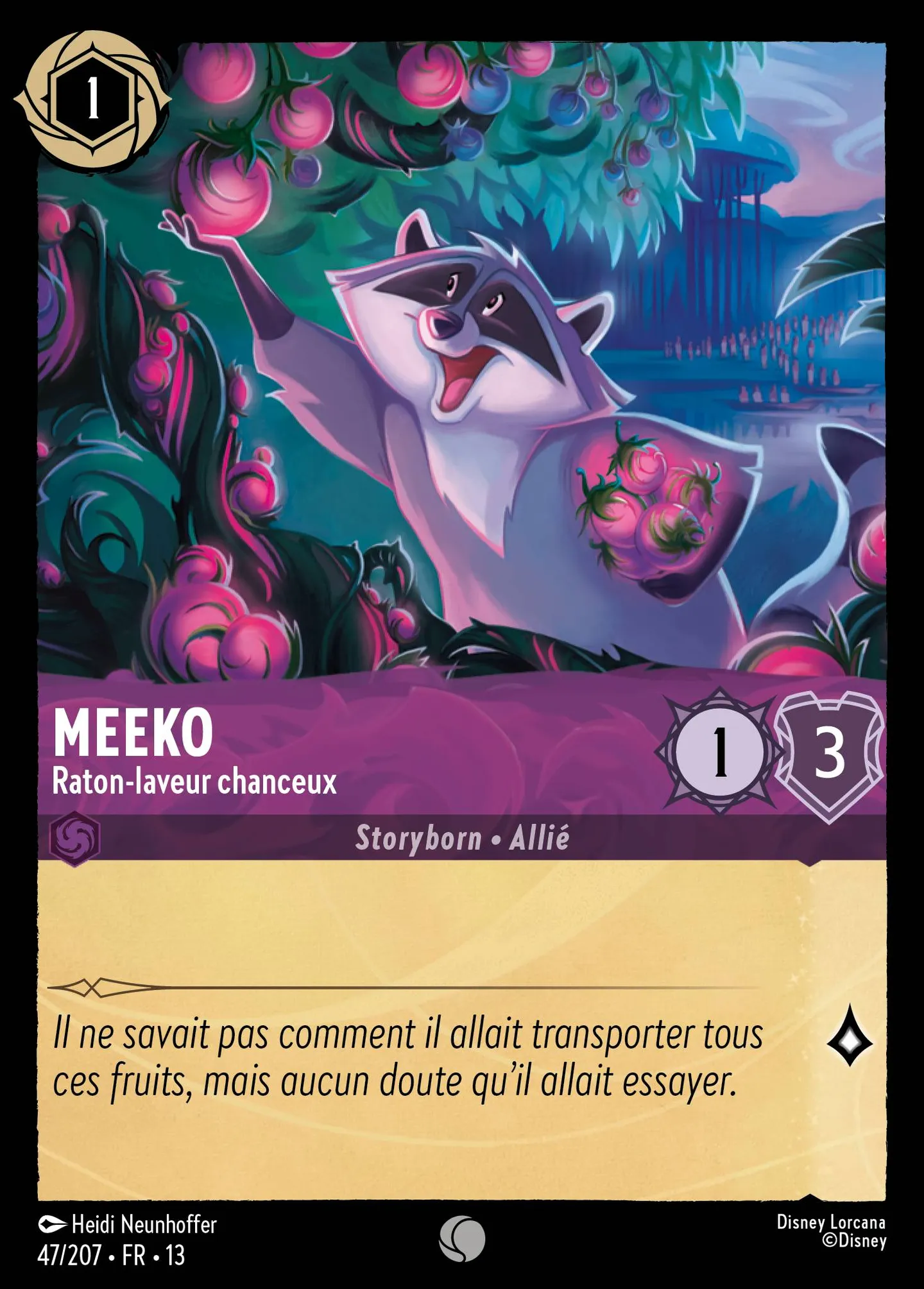 Meeko - Raton-laveur chanceux — Attack of the Vine! — Lorcana