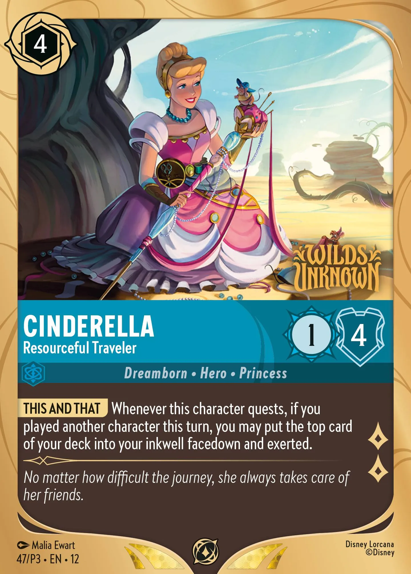 Cendrillon - Voyageuse pleine de ressources — Promos - Year 3 — Lorcana