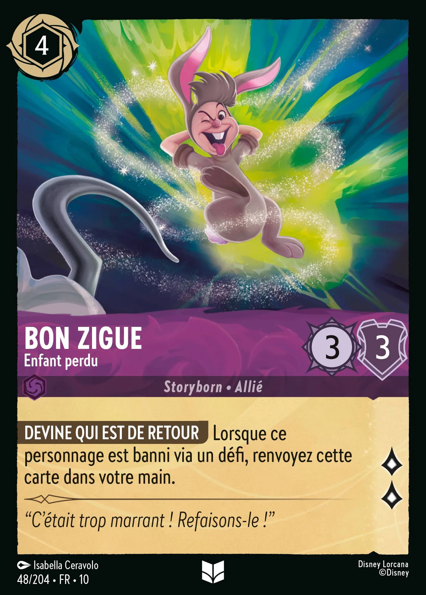 Bon Zigue - Enfant perdu — Whispers in the Well — Lorcana