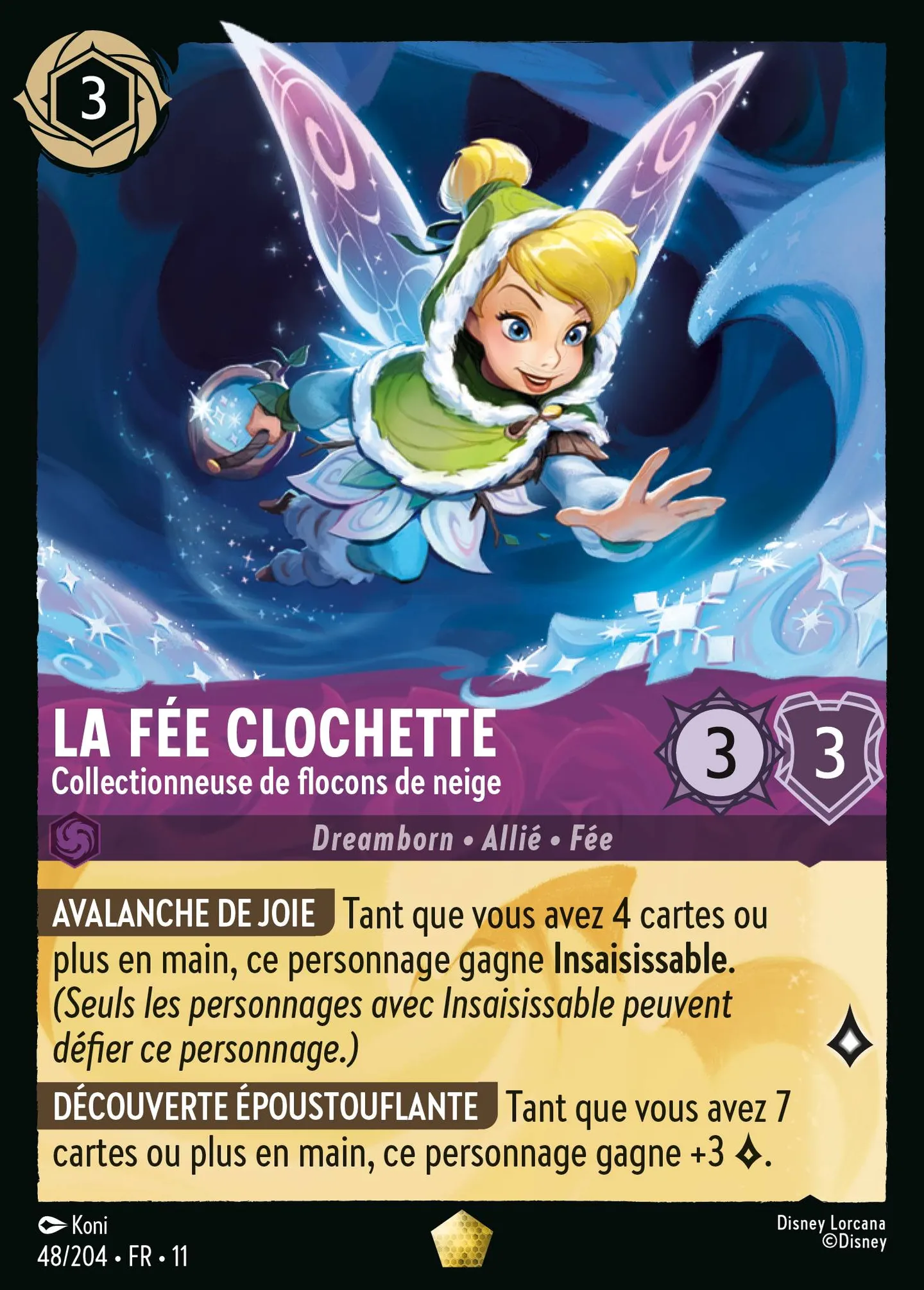 La Fée Clochette - Collectionneuse de flocons de neige — Winterspell — Lorcana
