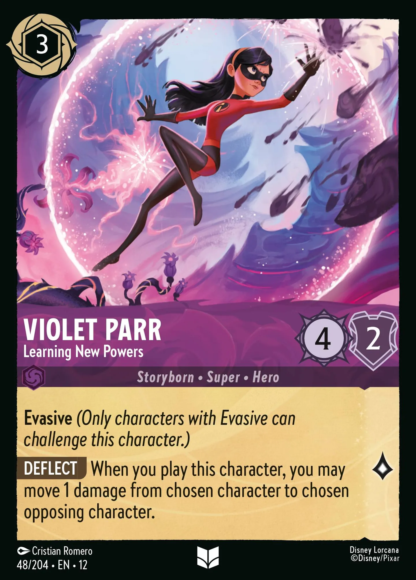 Violet Parr - Learning New Powers — Wilds Unknown — Lorcana