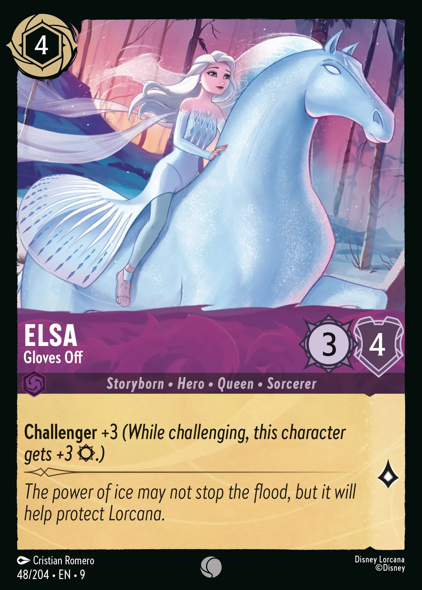 Elsa - Gloves Off — Fabled — Lorcana
