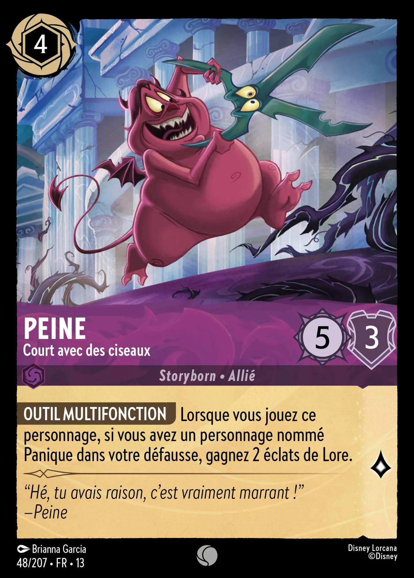 Peine - Court avec des ciseaux — Attack of the Vine! — Lorcana