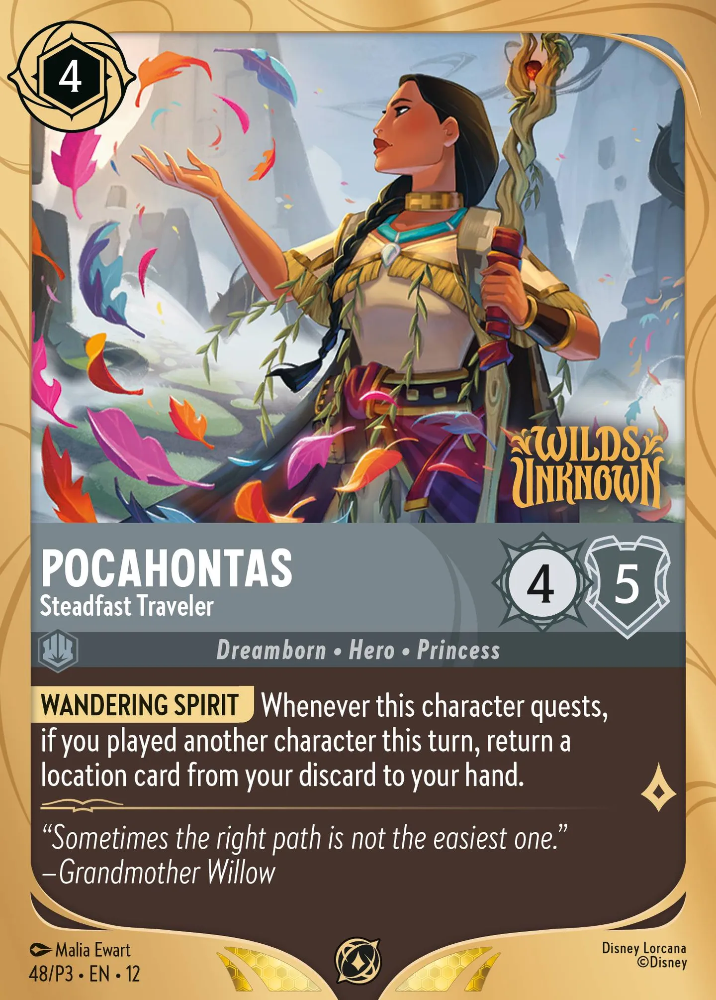 Pocahontas - Voyageuse infatigable — Promos - Year 3 — Lorcana