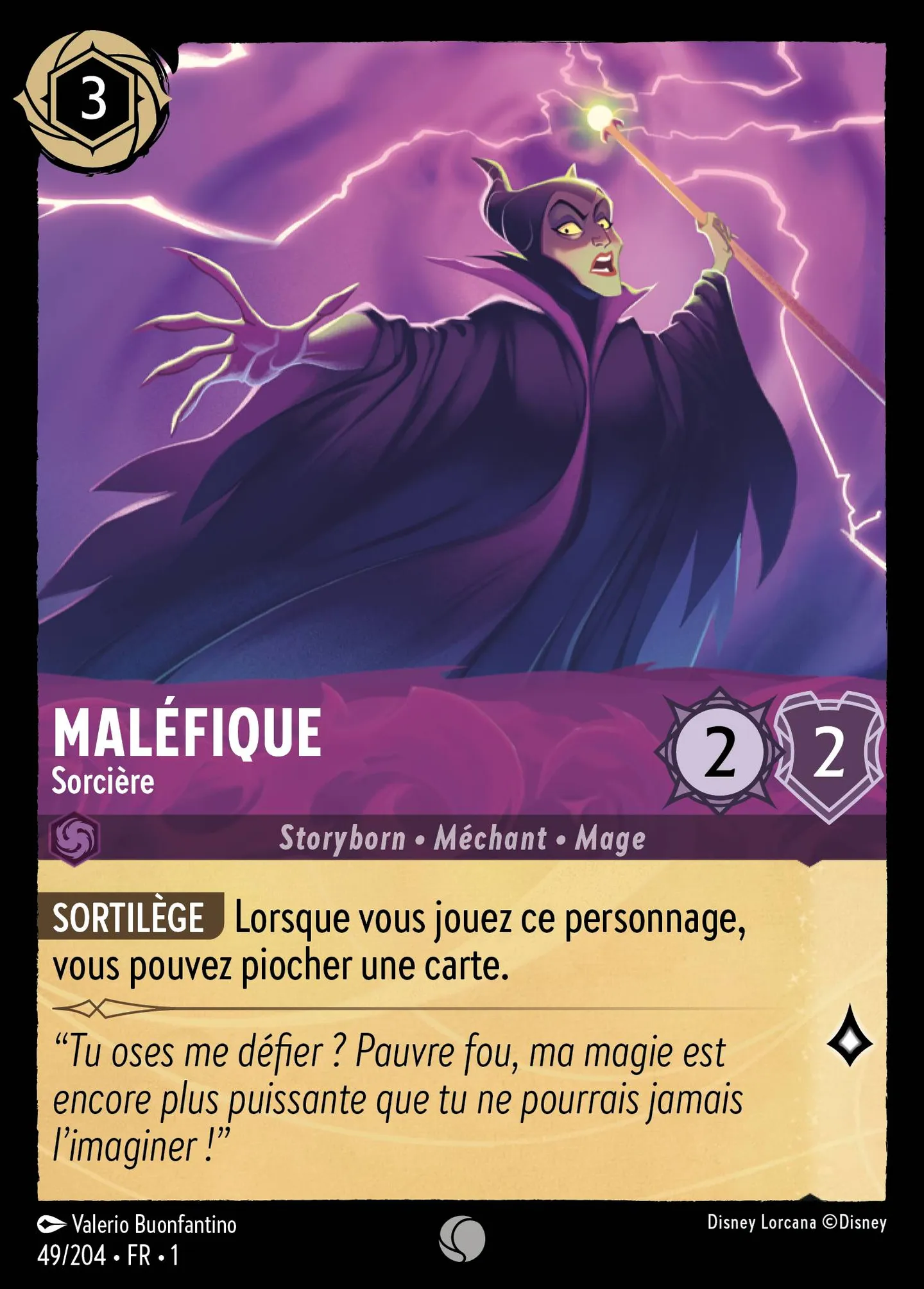 Maléfique - Sorcière — The First Chapter — Lorcana