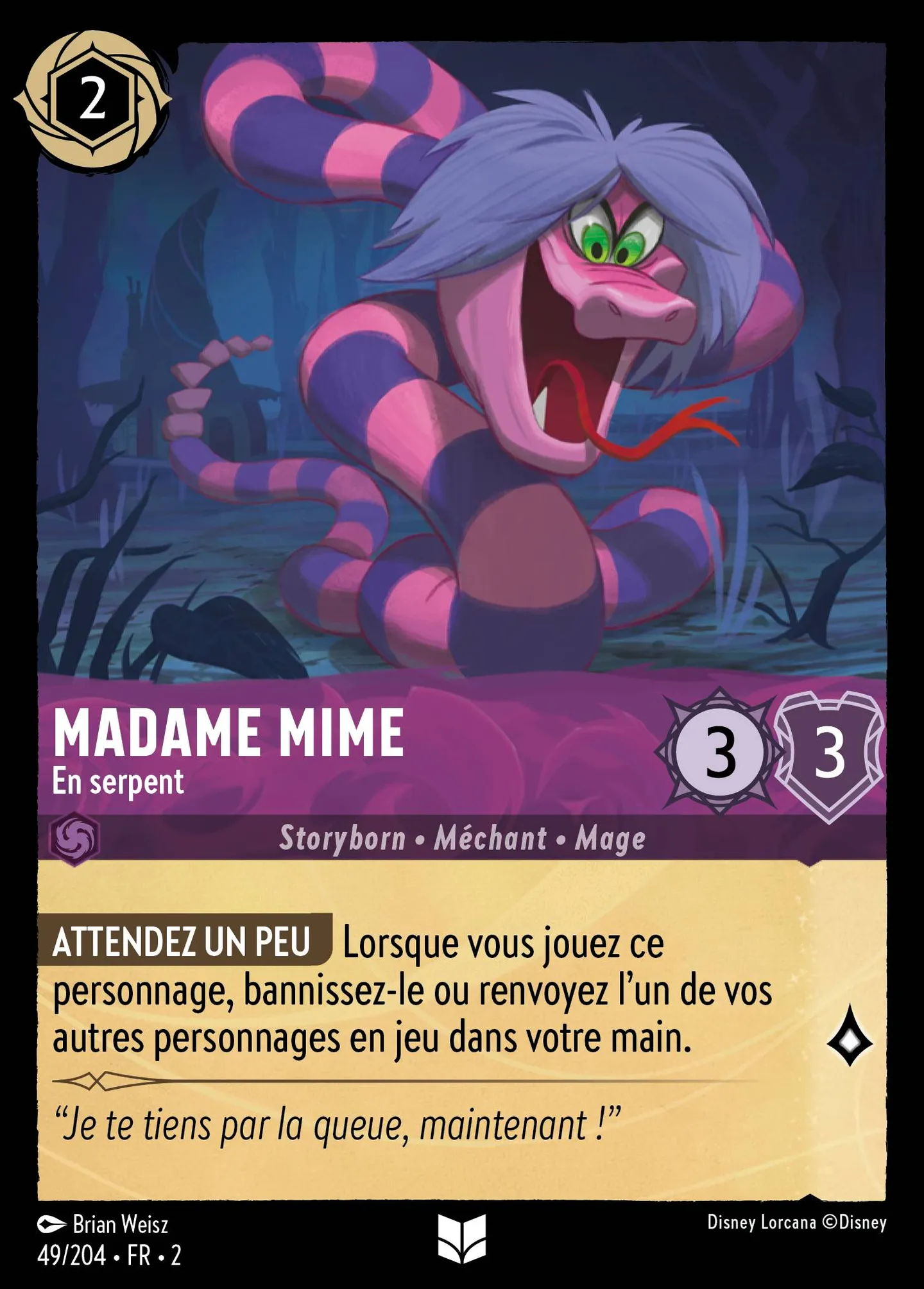 Madame Mime - En serpent — Rise of the Floodborn — Lorcana