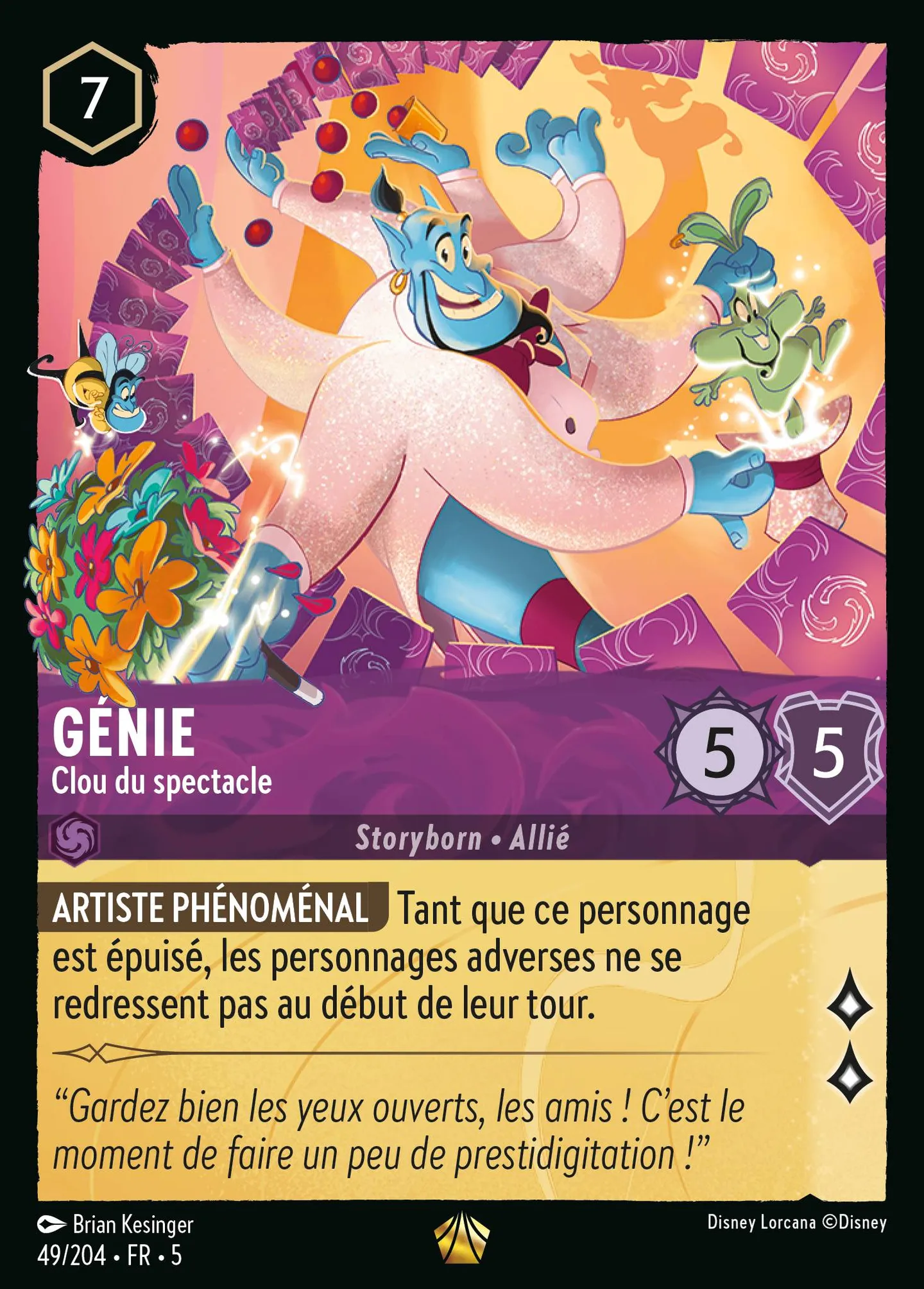 Génie - Clou du spectacle — Shimmering Skies — Lorcana