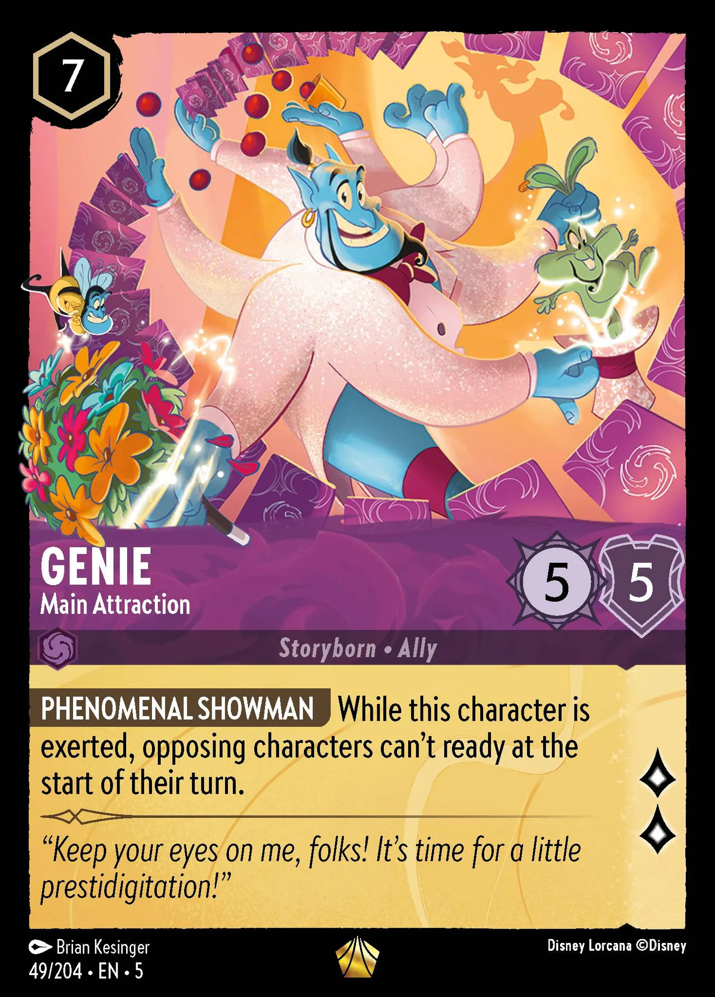 Genie - Main Attraction — Shimmering Skies — Lorcana
