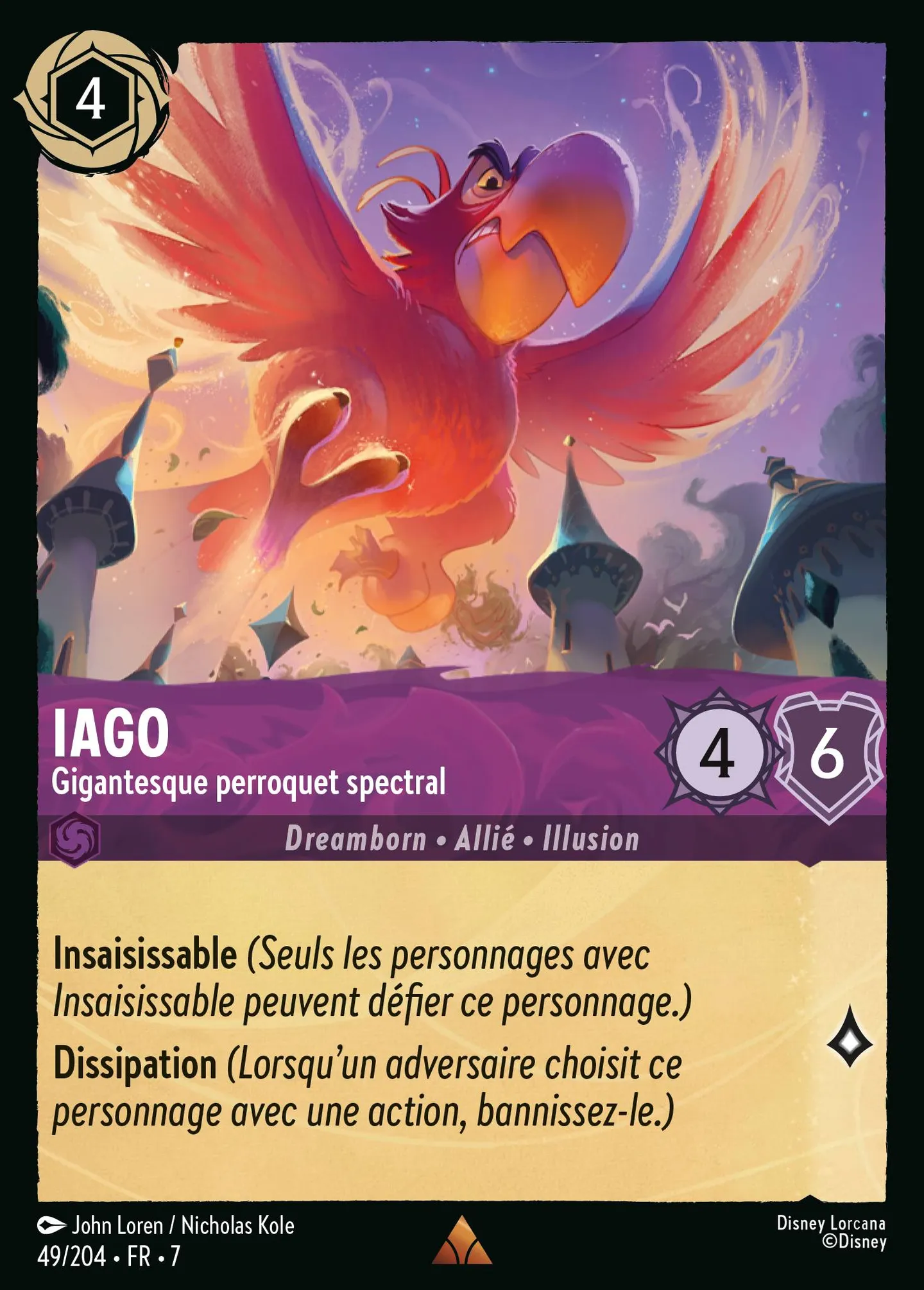 Iago - Gigantesque perroquet spectral — Archazia's Island — Lorcana