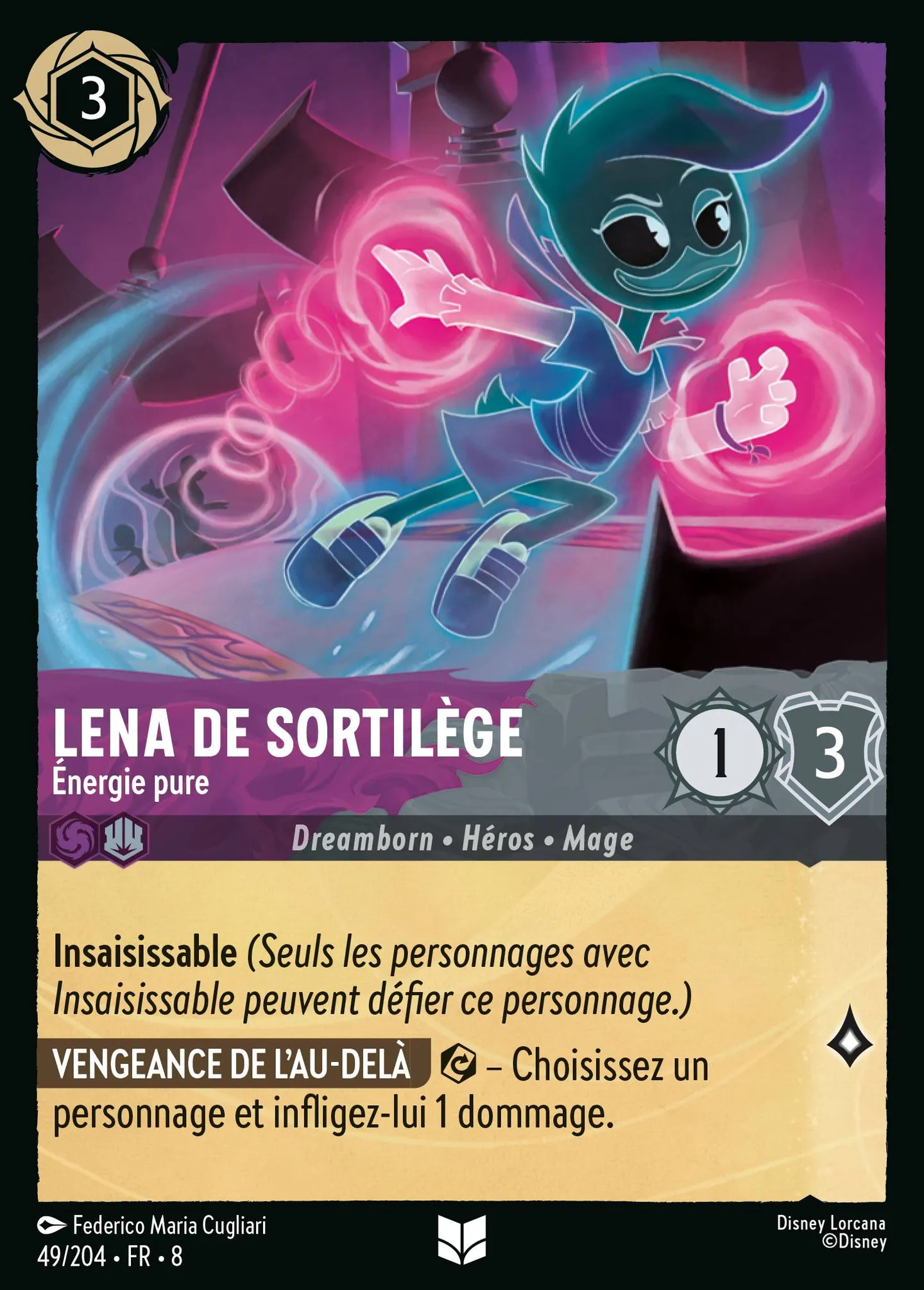 Lena de Sortilège - Énergie pure — The Reign of Jafar — Lorcana