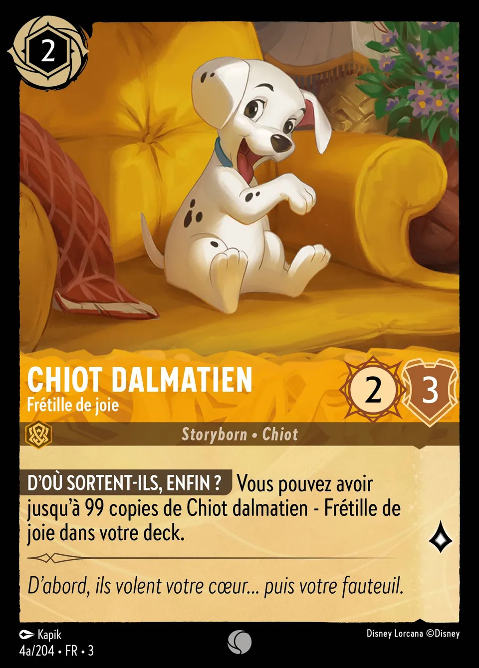 Chiot dalmatien - Frétille de joie from Into the Inklands - Lorcana