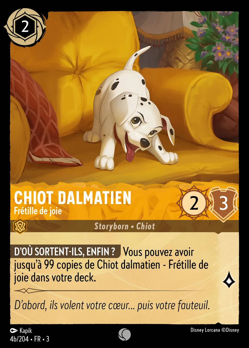 Chiot dalmatien - Frétille de joie from Into the Inklands - Lorcana
