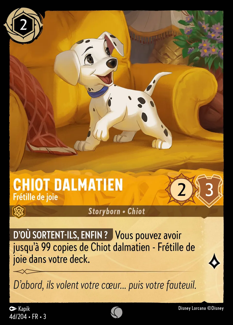 Chiot dalmatien - Frétille de joie from Into the Inklands - Lorcana