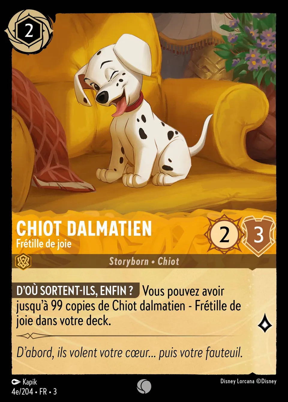 Chiot dalmatien - Frétille de joie from Into the Inklands - Lorcana