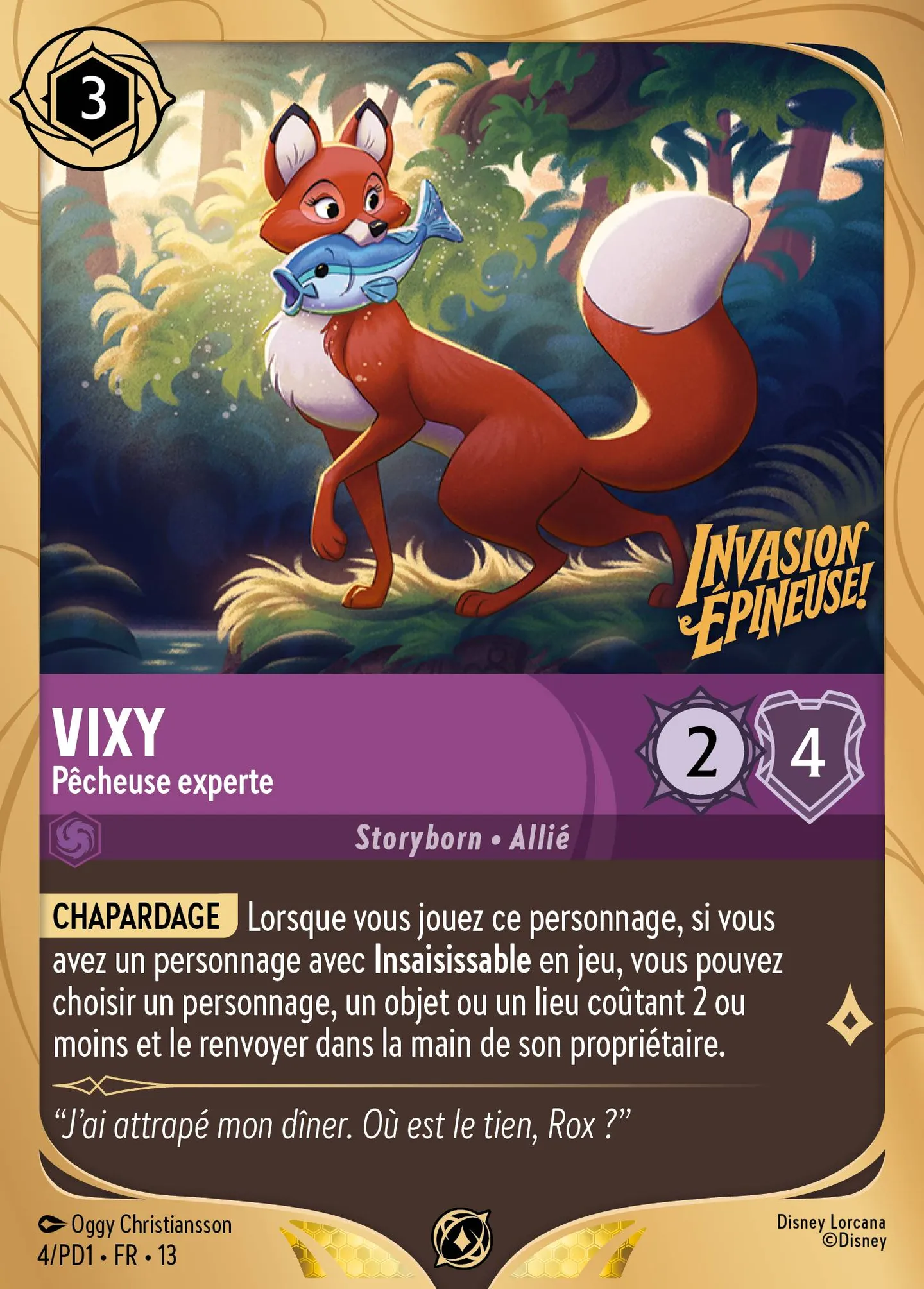 Vixy - Pêcheuse experte — Prerelease Promos — Lorcana
