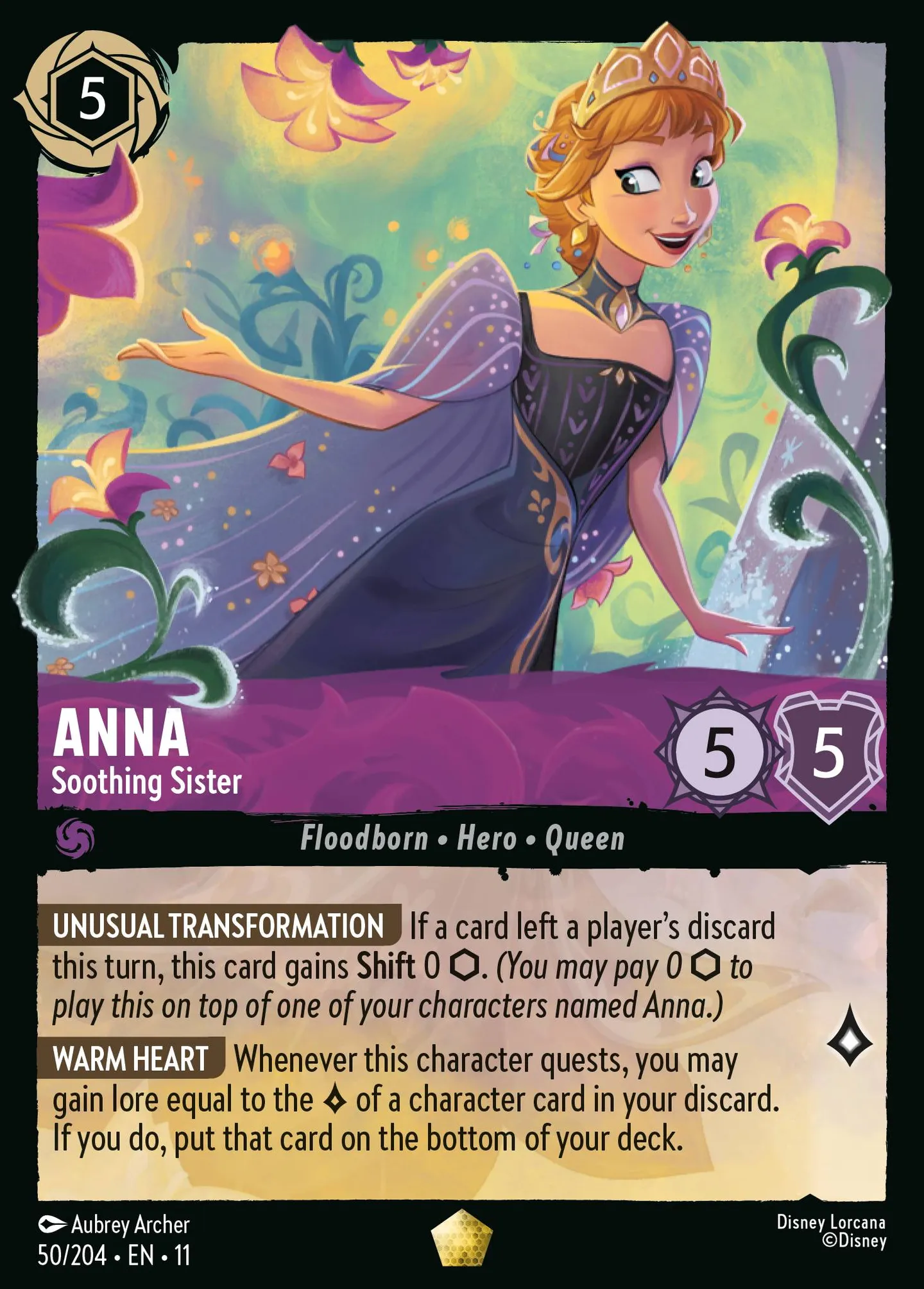 Anna - Soothing Sister — Winterspell — Lorcana
