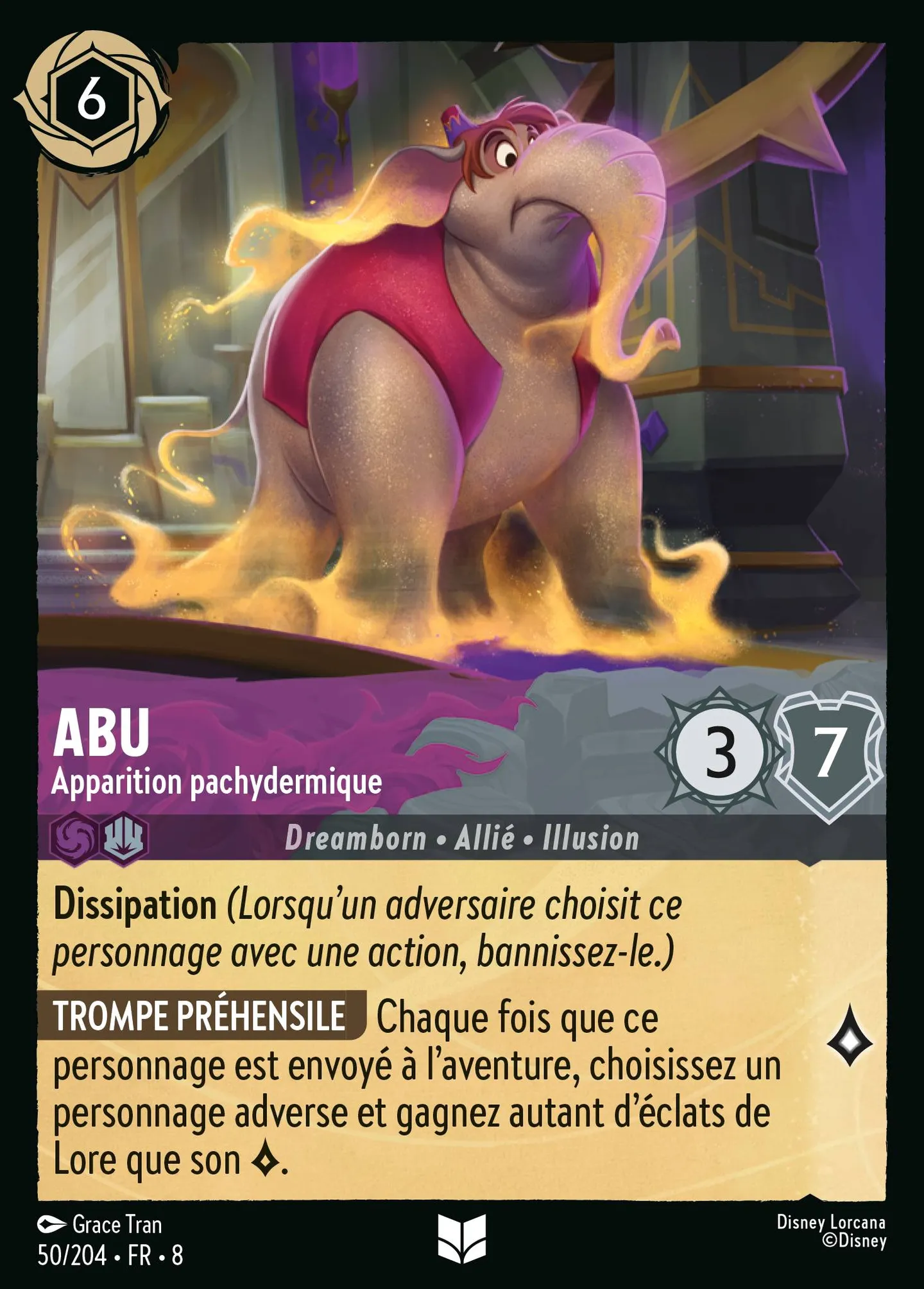 Abu - Apparition pachydermique — The Reign of Jafar — Lorcana