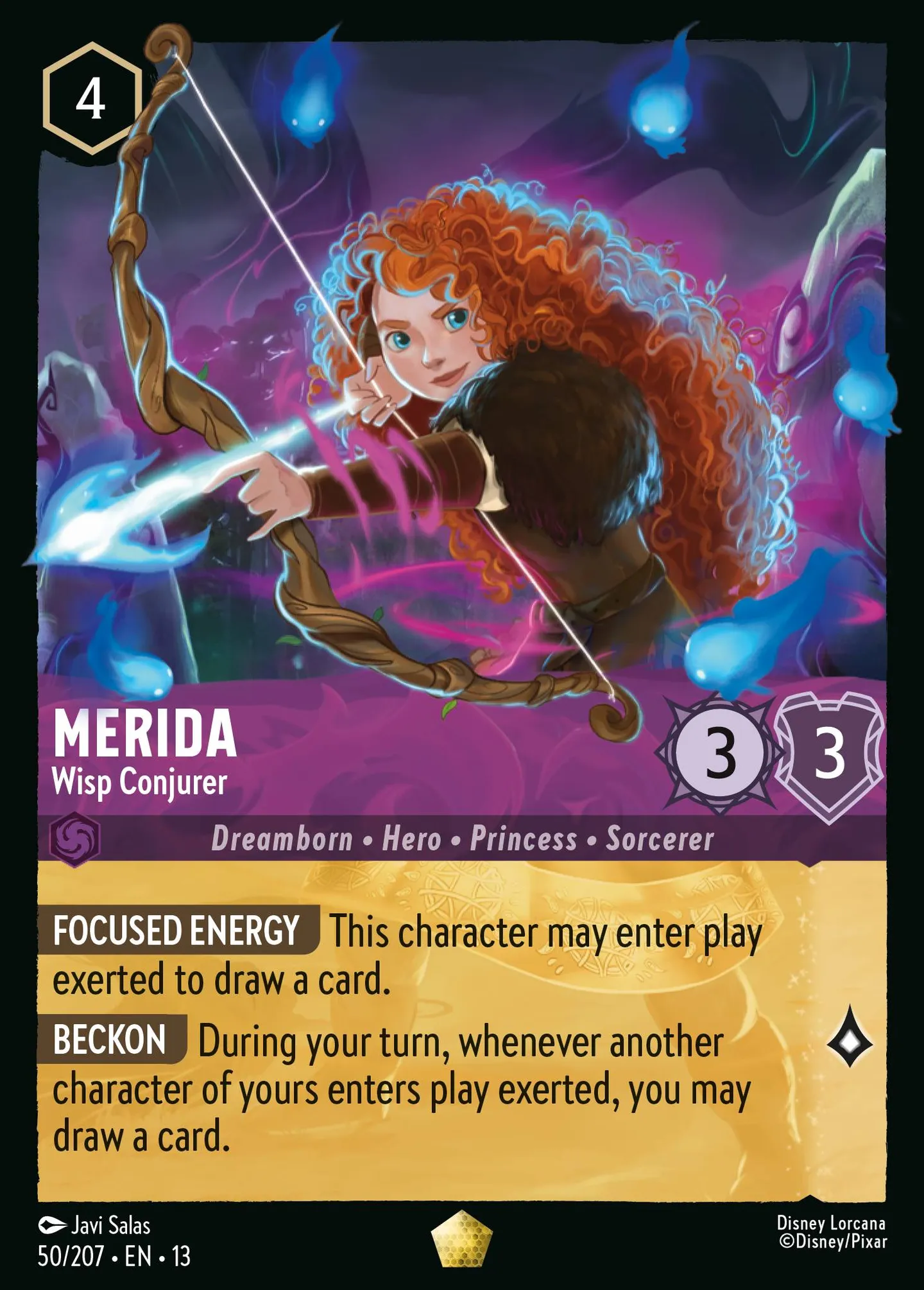 Merida - Wisp Conjurer — Attack of the Vine! — Lorcana