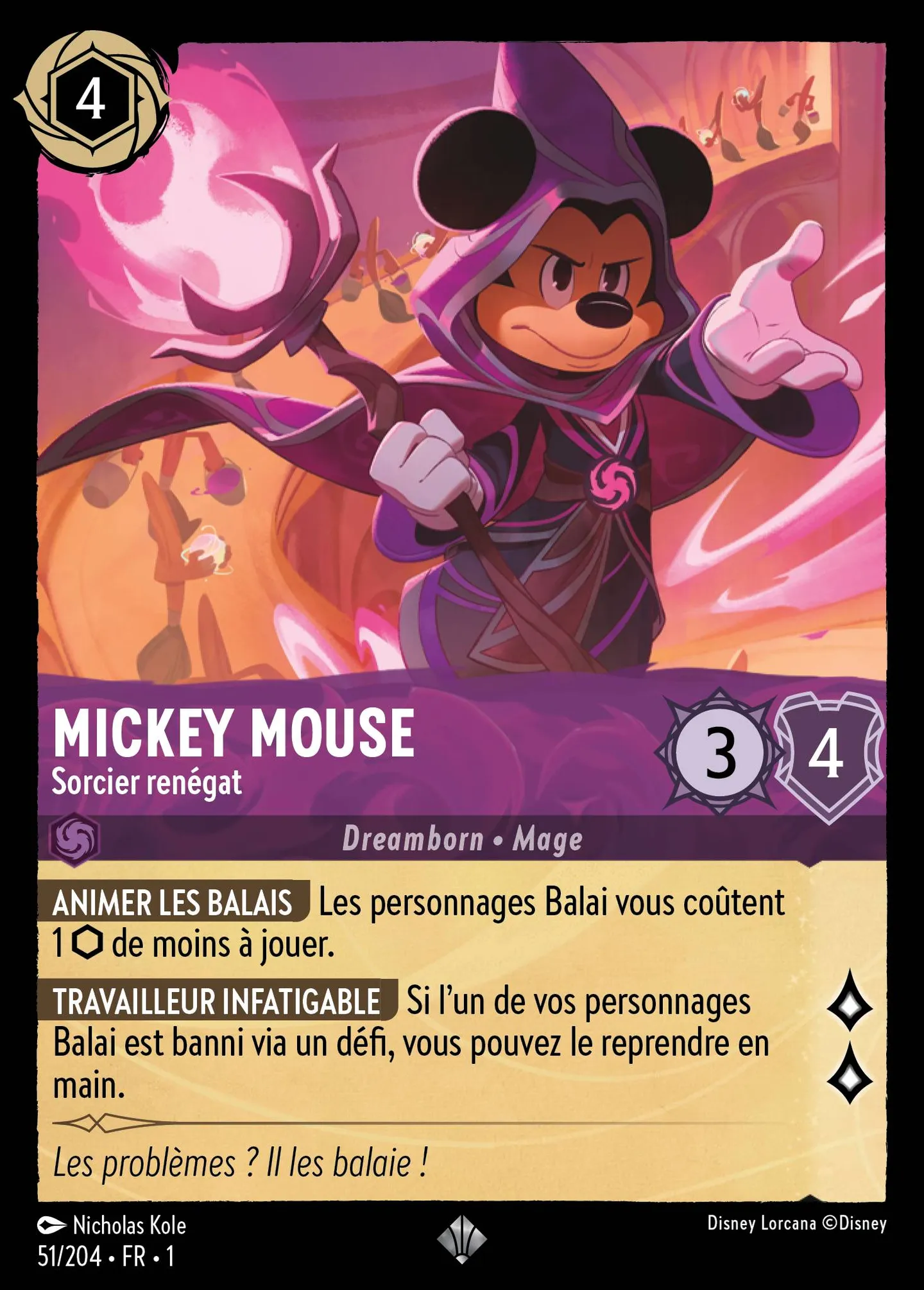 Mickey Mouse - Sorcier renégat — The First Chapter — Lorcana