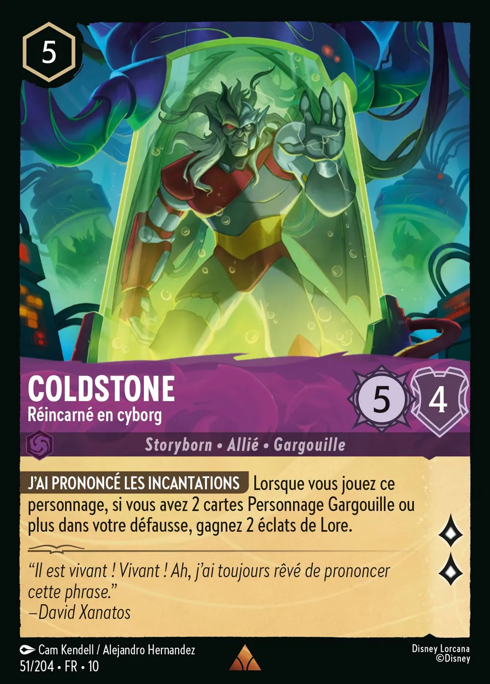 Coldstone - Réincarné en cyborg from Whispers in the Well - Lorcana