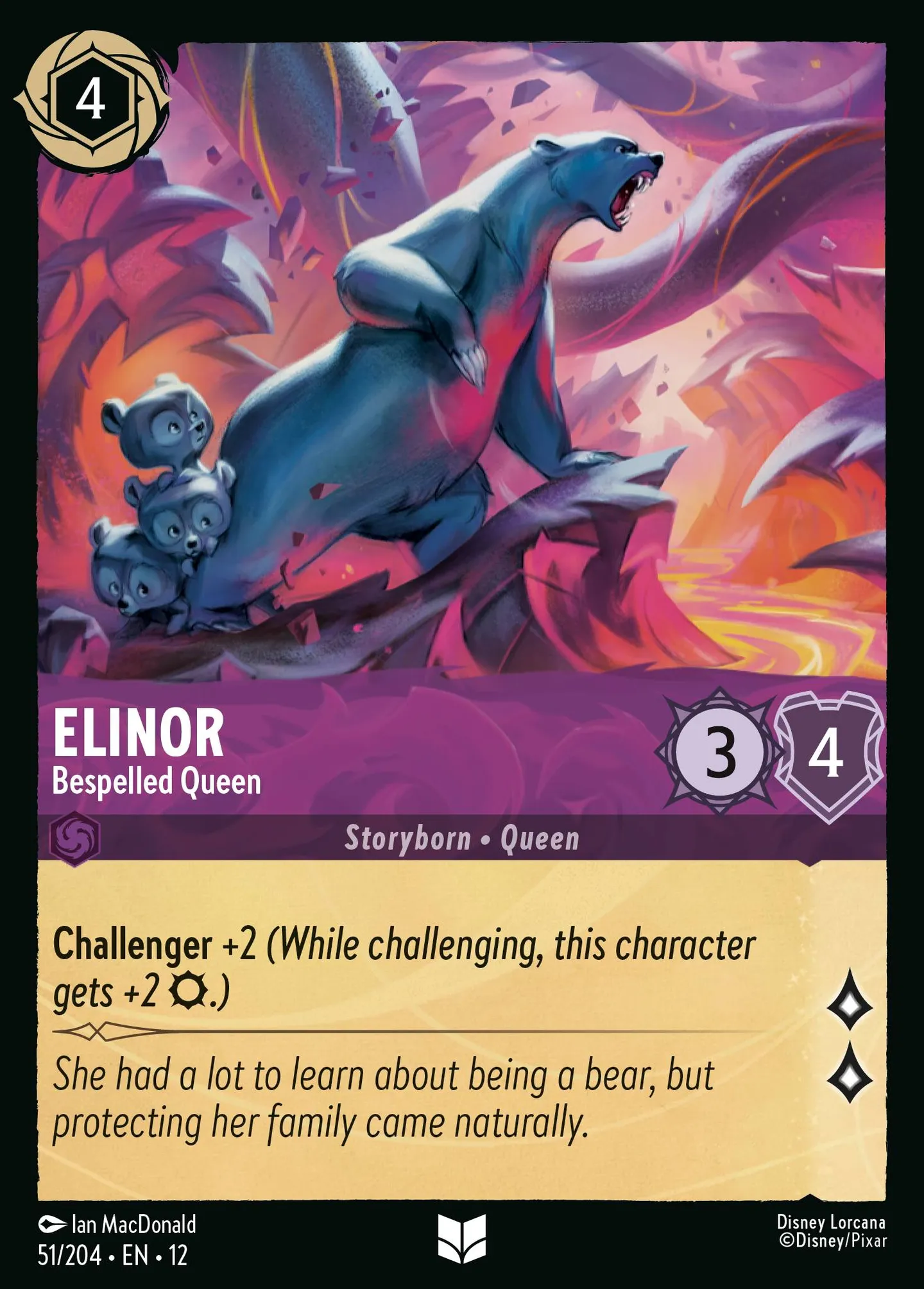 Elinor - Bespelled Queen — Wilds Unknown — Lorcana