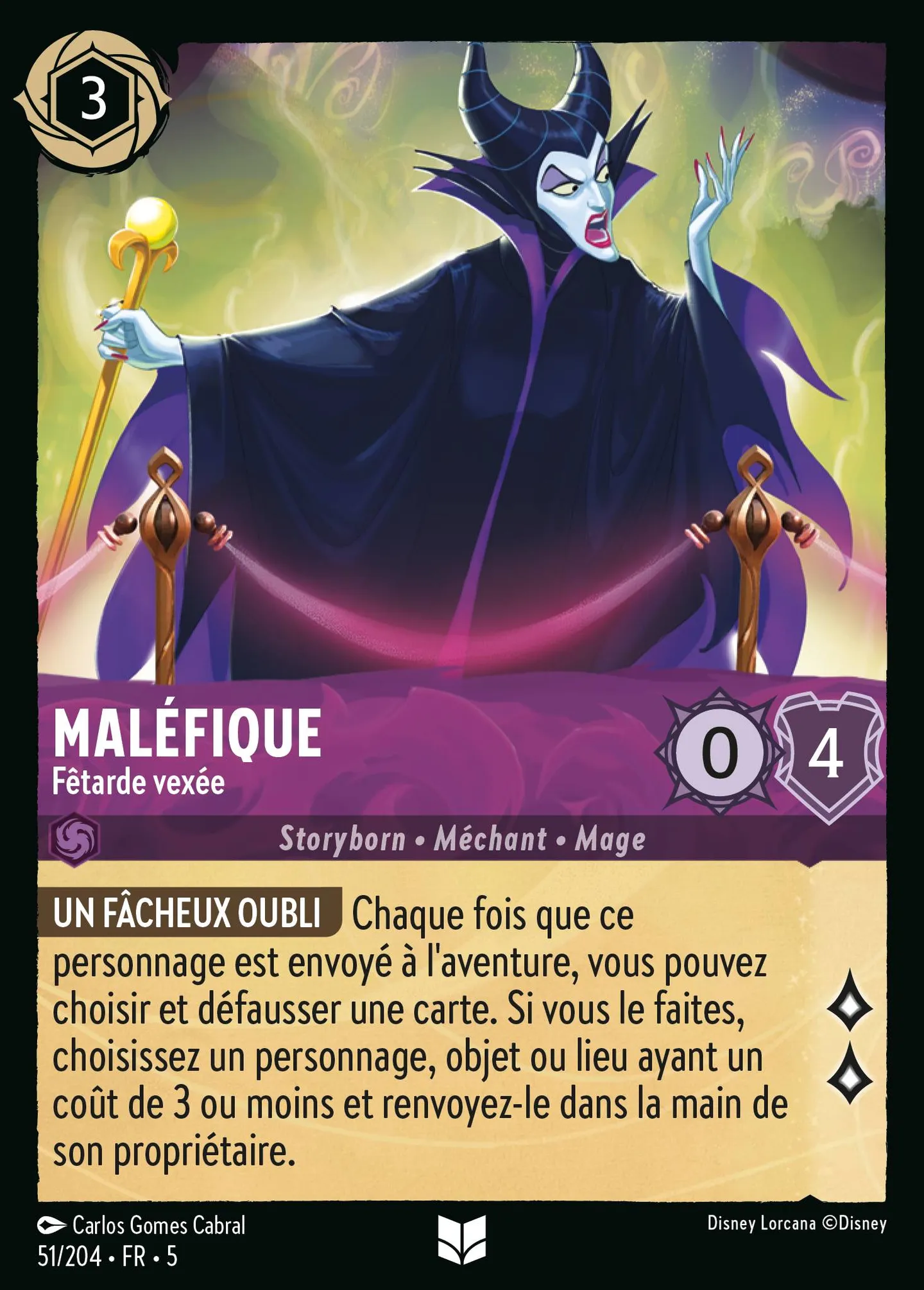 Maléfique - Fêtarde vexée — Shimmering Skies — Lorcana