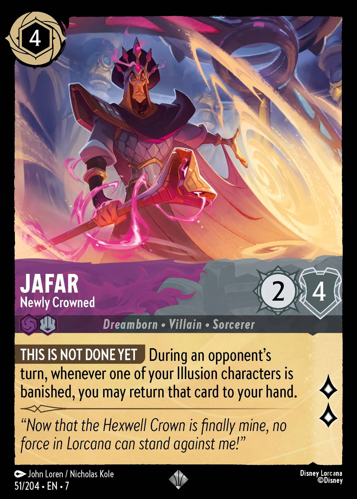 Jafar - Newly Crowned — Archazia's Island — Lorcana