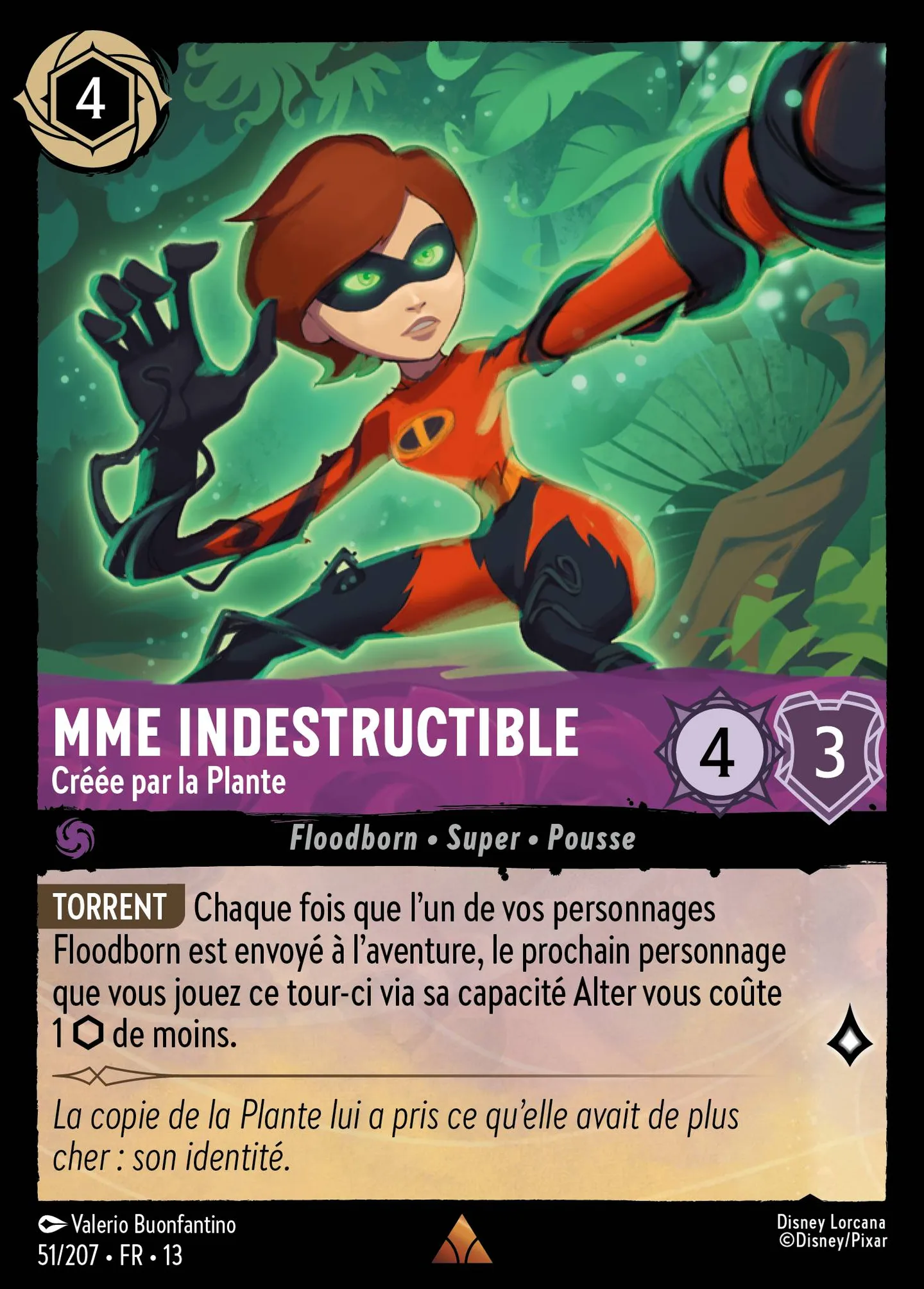 Mme Indestructible - Créée par la Plante — Attack of the Vine! — Lorcana
