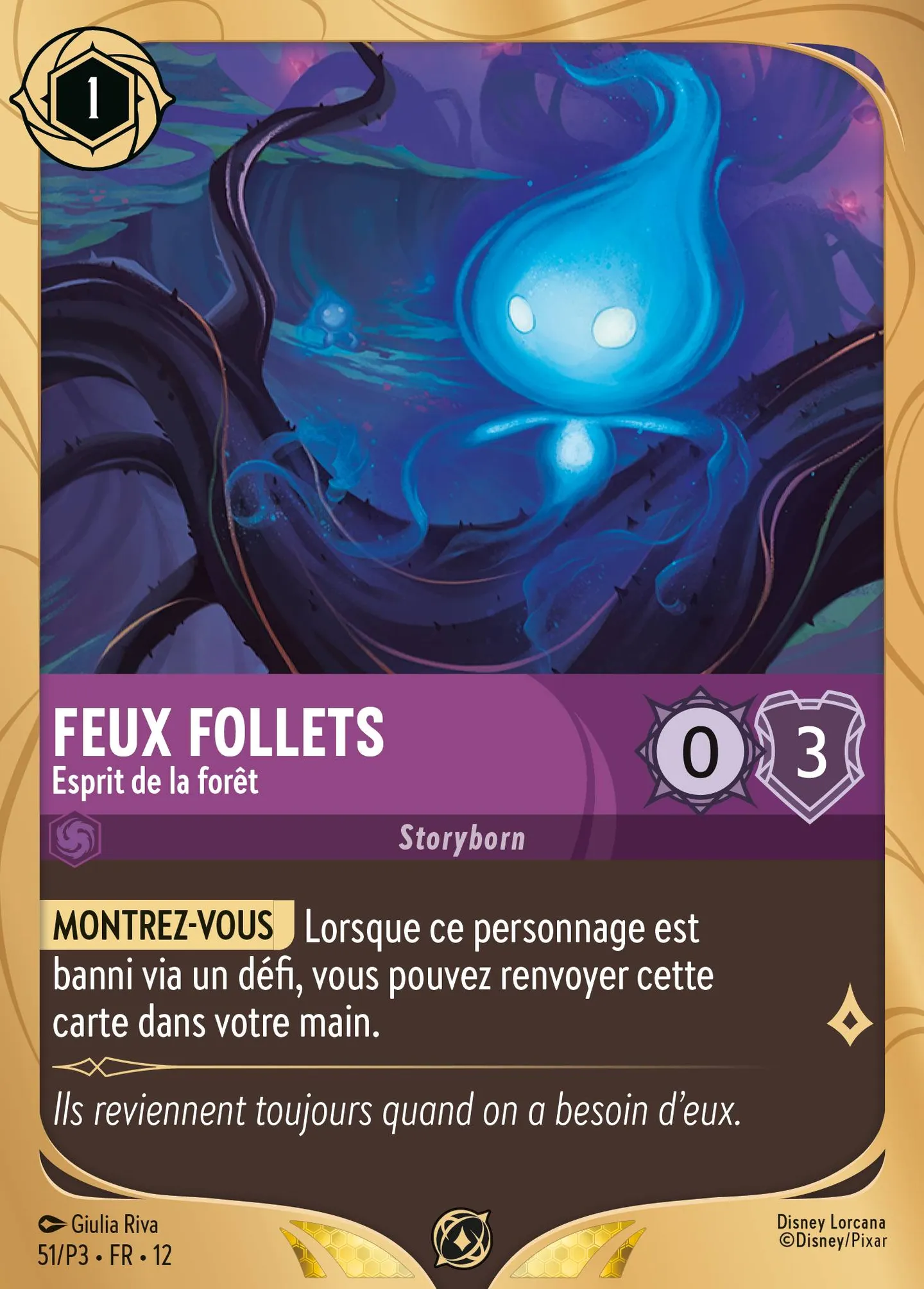 Feux follets - Esprit de la forêt — Promos - Year 3 — Lorcana