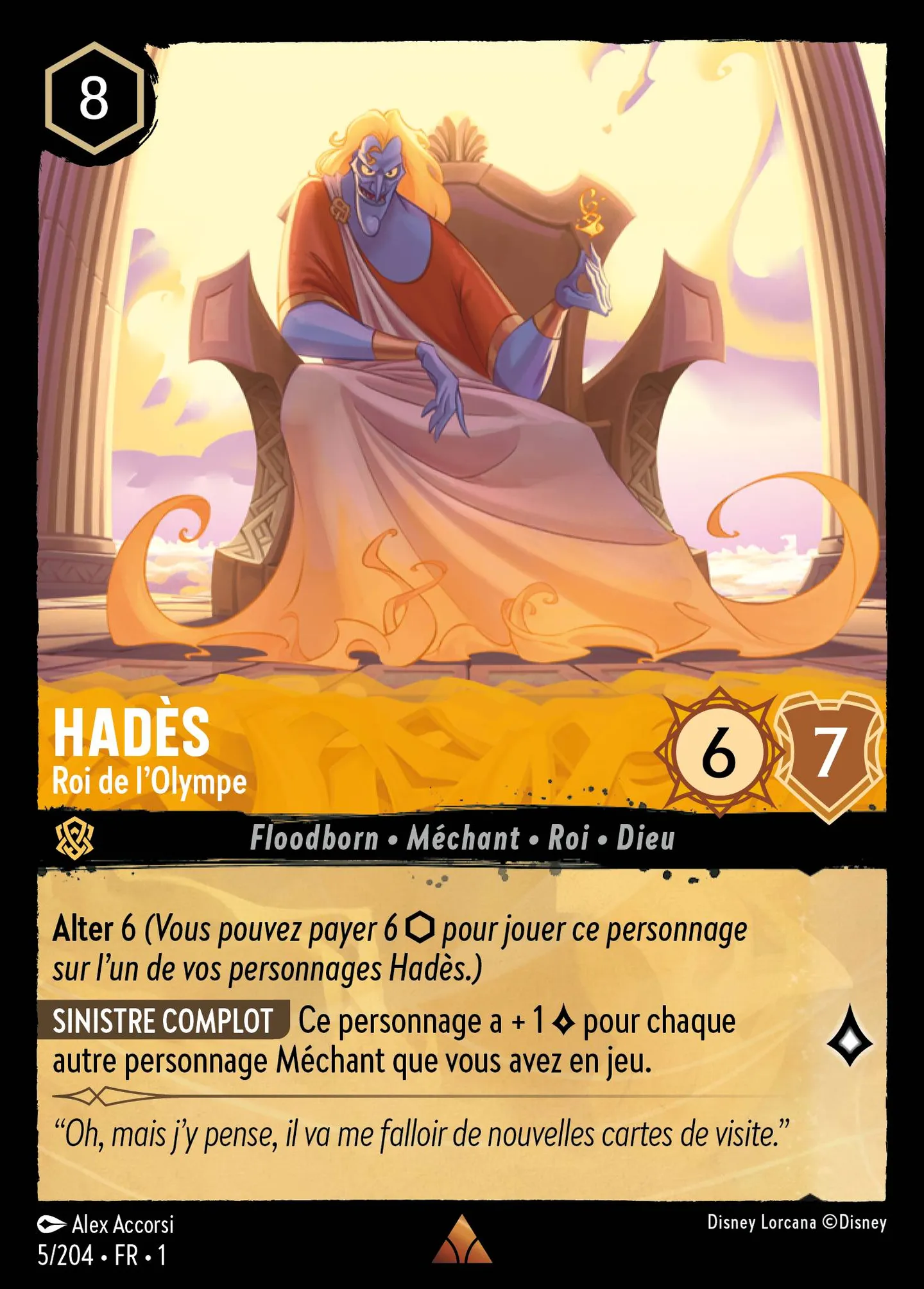 Hadès - Roi de l'Olympe — The First Chapter — Lorcana