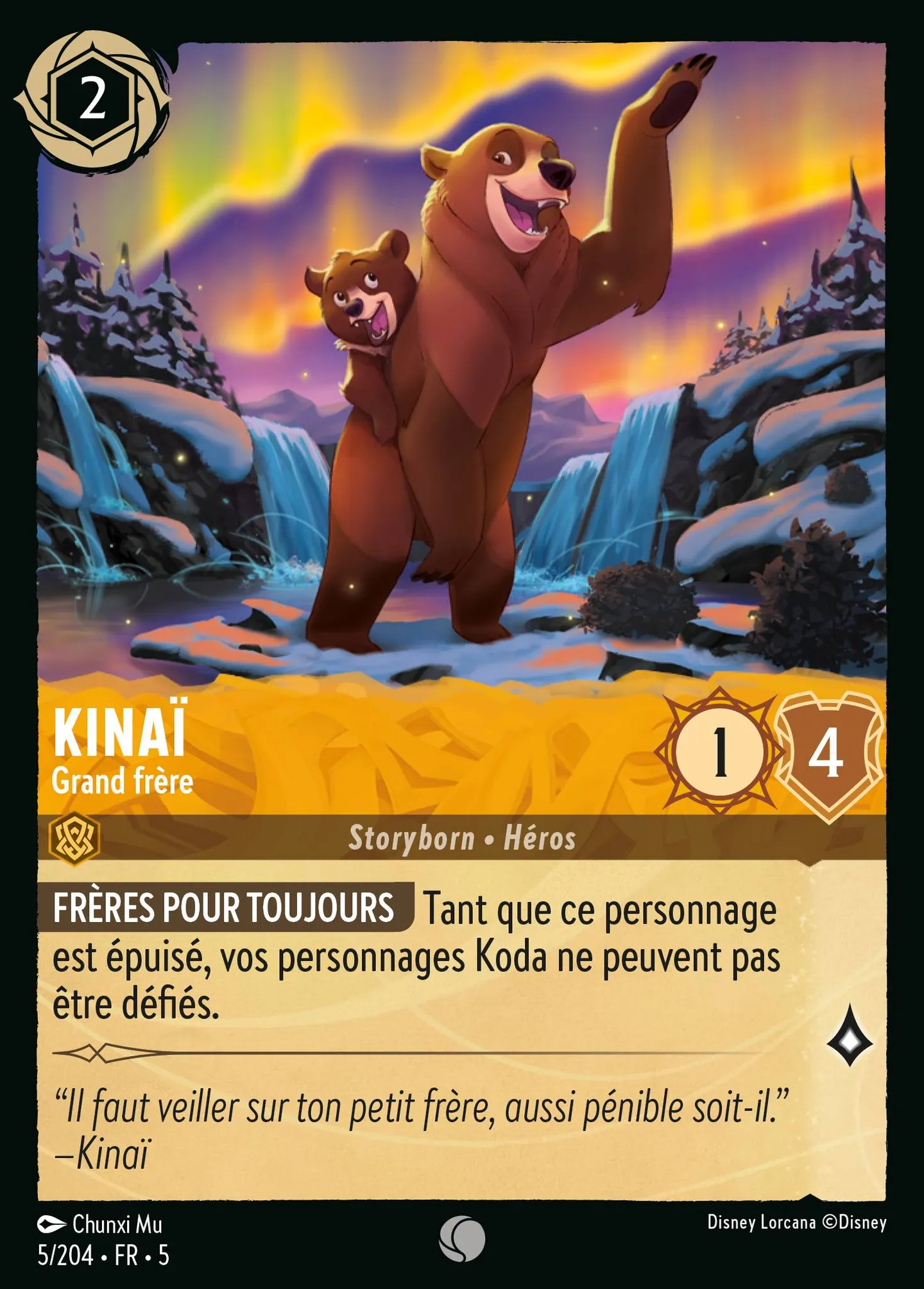 Kenaï - Grand frère — Shimmering Skies — Lorcana