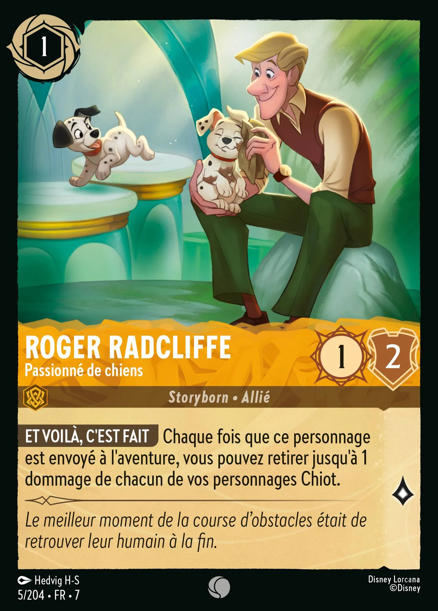 Roger Radcliffe - Passionné de chiens — Archazia's Island — Lorcana