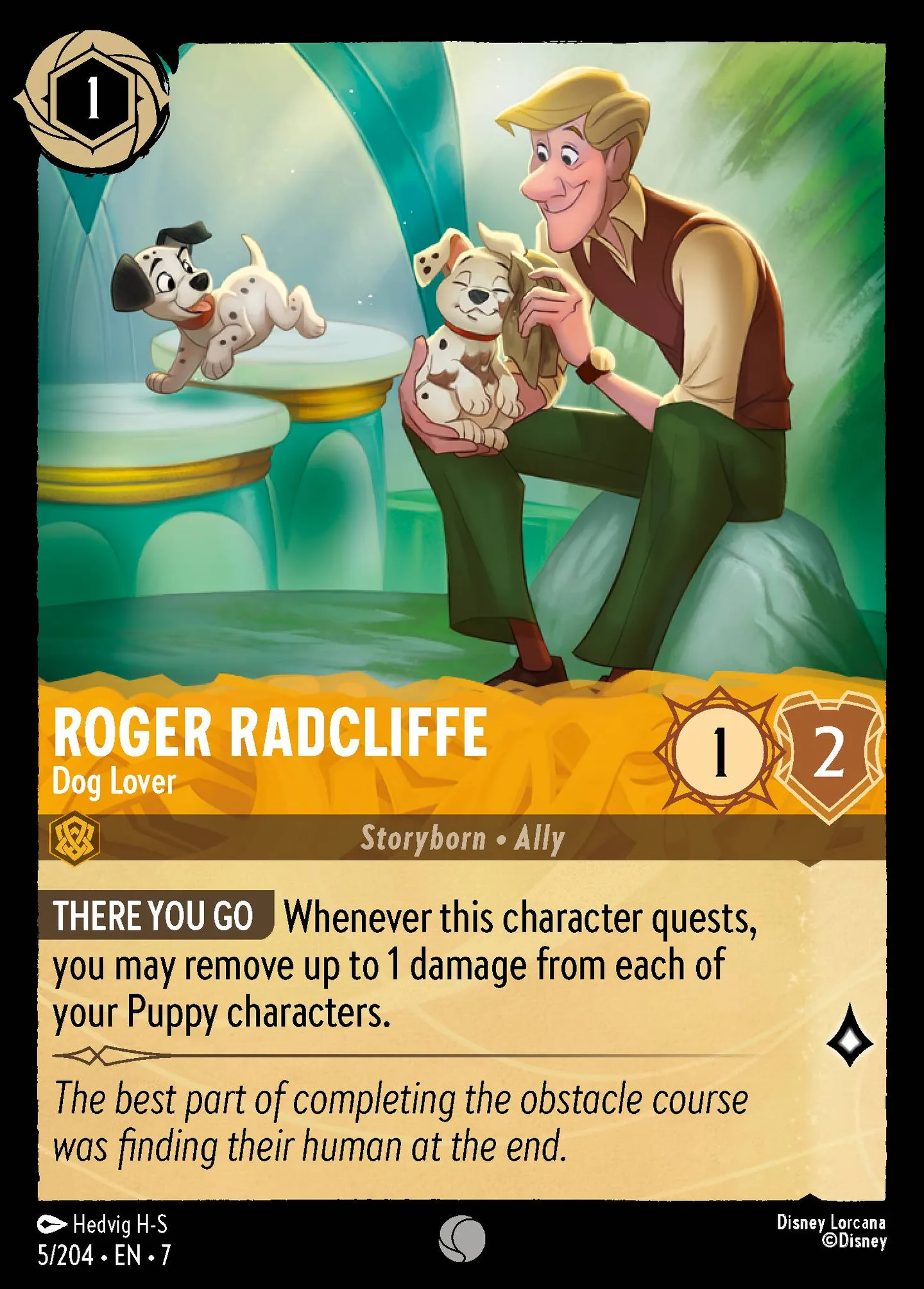 Roger Radcliffe - Passionné de chiens — Archazia's Island — Lorcana