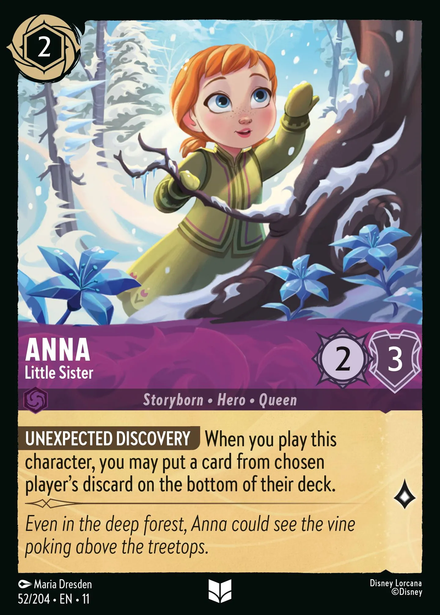 Anna - Little Sister — Winterspell — Lorcana
