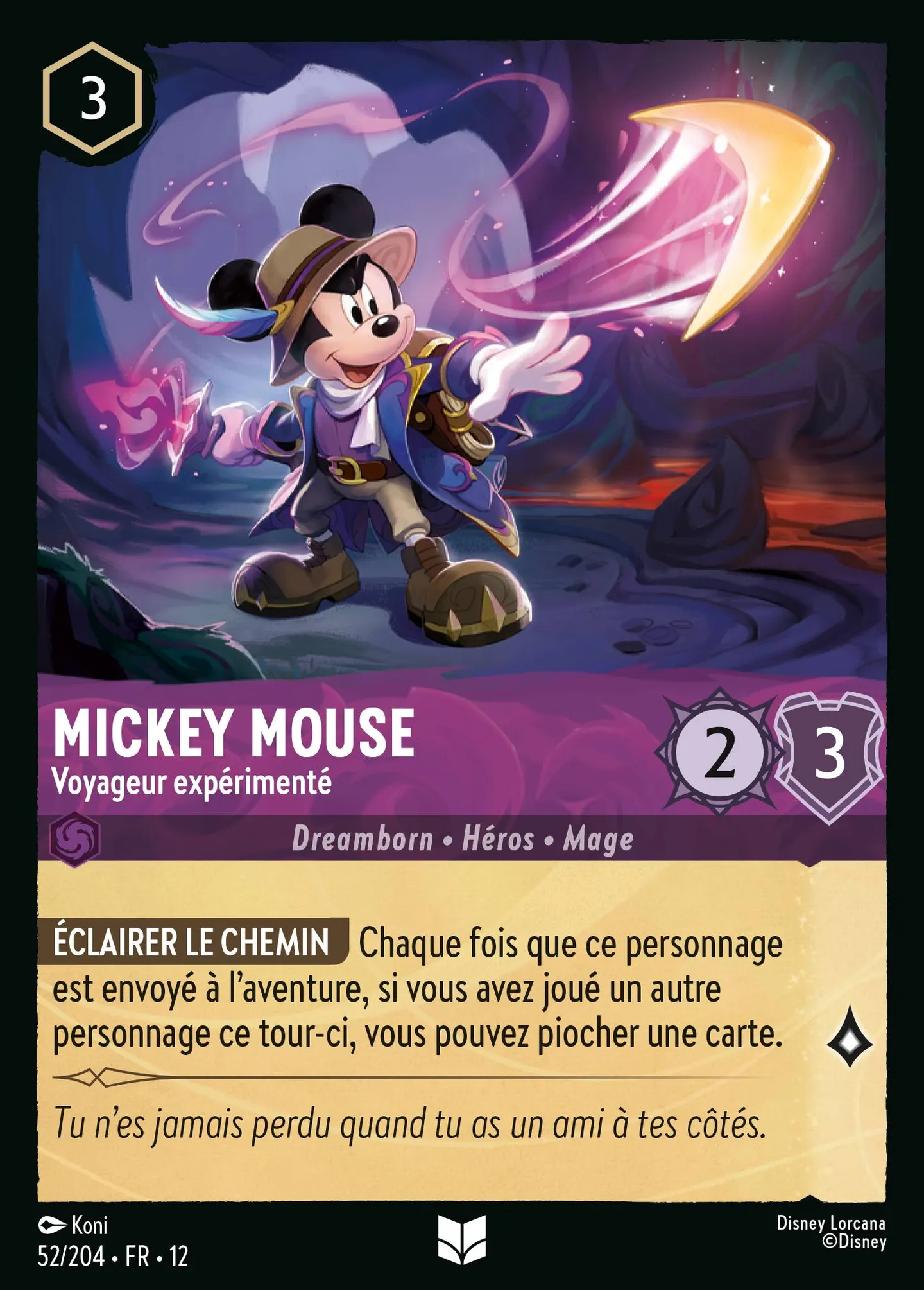 Mickey Mouse - Voyageur expérimenté — Wilds Unknown — Lorcana