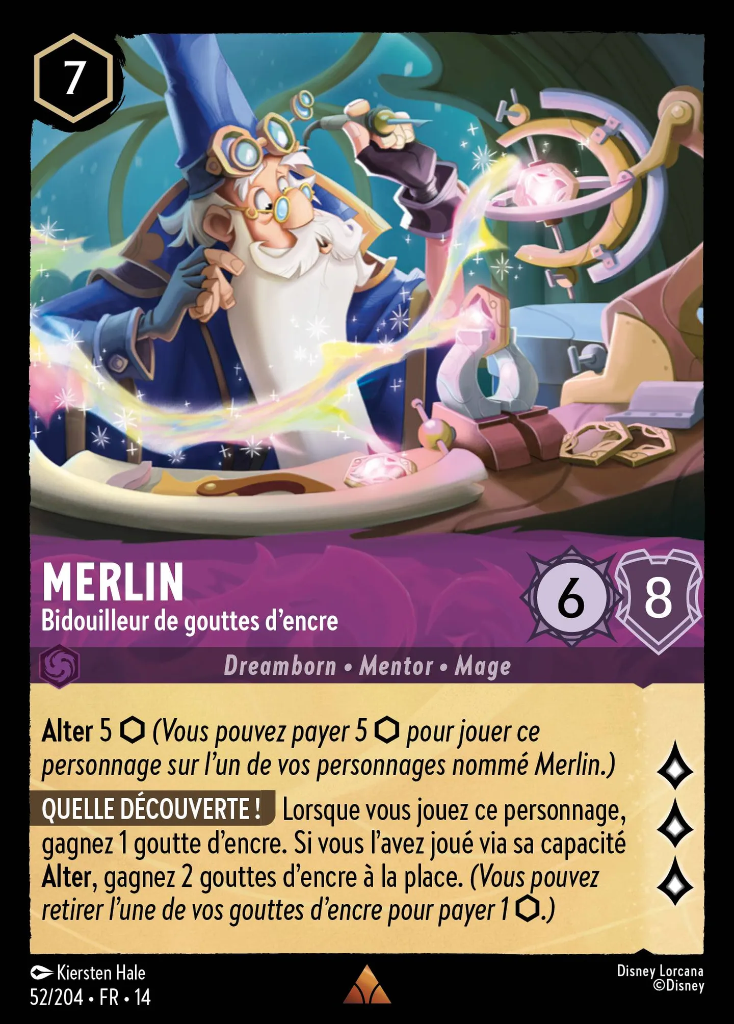 Merlin - Bidouilleur de gouttes d'encre — Hyperia City — Lorcana