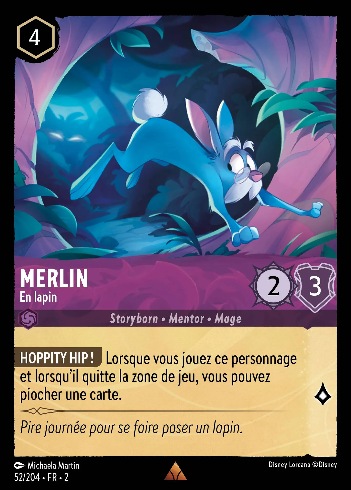 Merlin - En lapin — Rise of the Floodborn — Lorcana