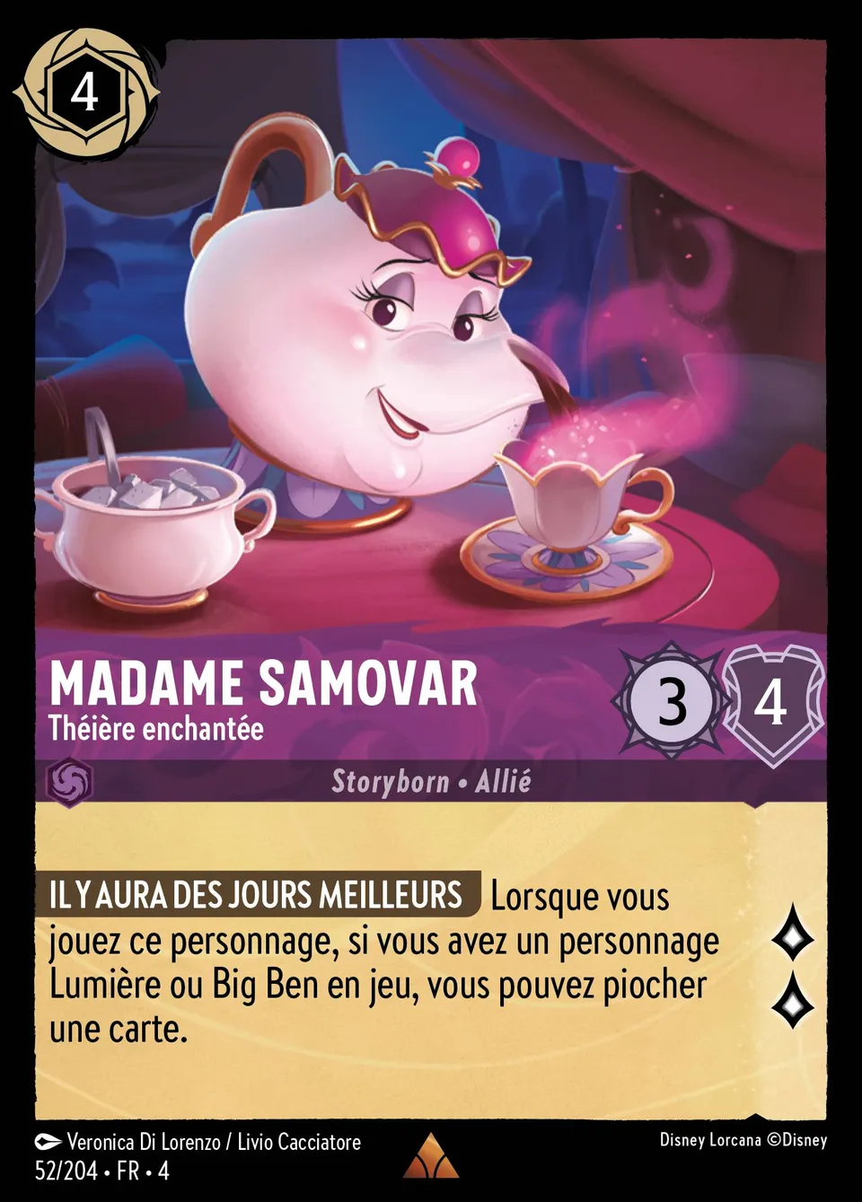 Madame Samovar - Théière enchantée from Ursula's Return - Lorcana