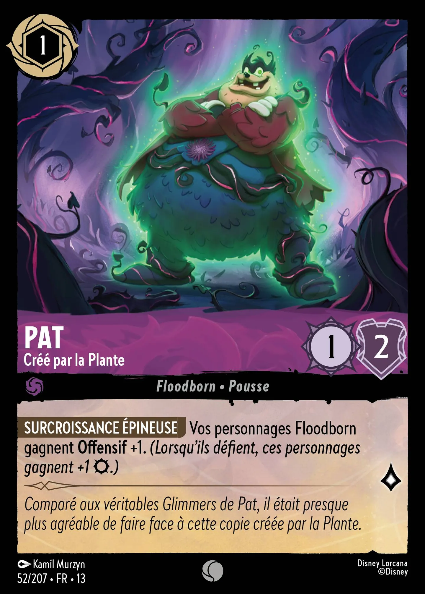 Pat - Créé par la Plante — Attack of the Vine! — Lorcana