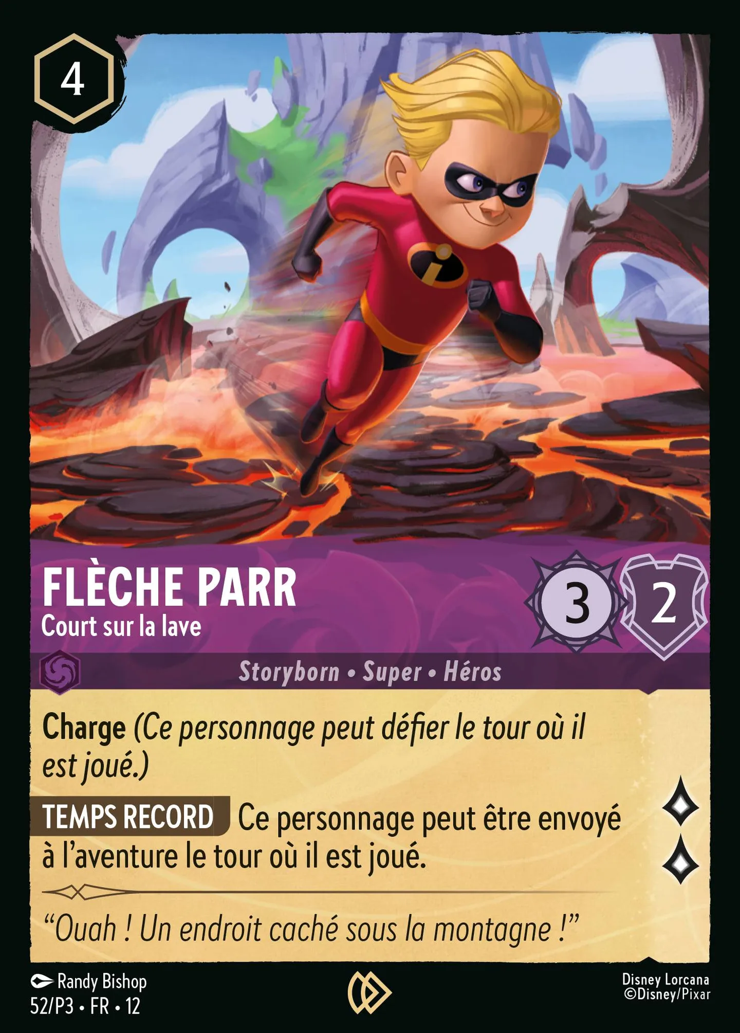 Flèche Parr - Court sur la lave — Promos - Year 3 — Lorcana