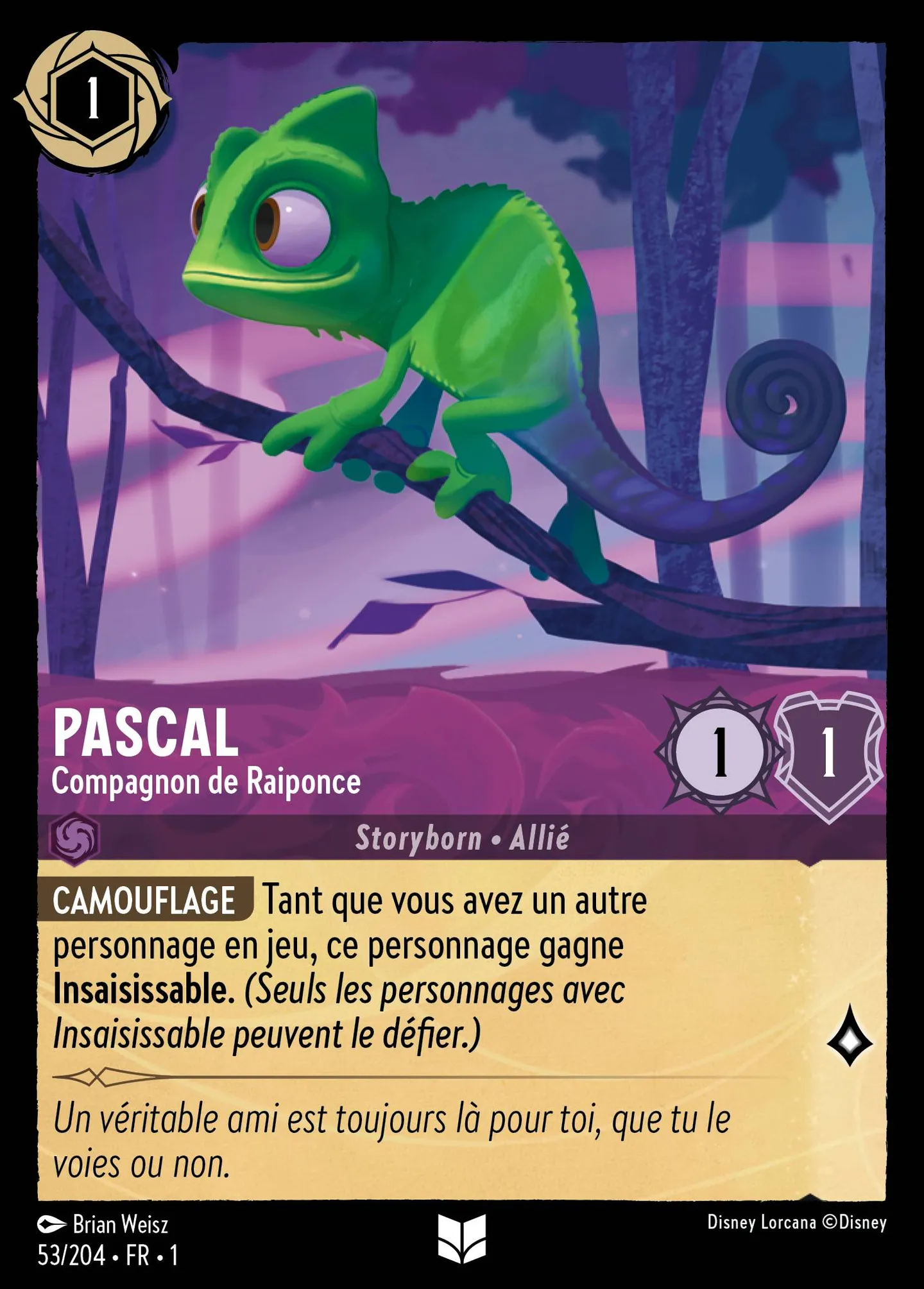 Pascal - Compagnon de Raiponce — The First Chapter — Lorcana