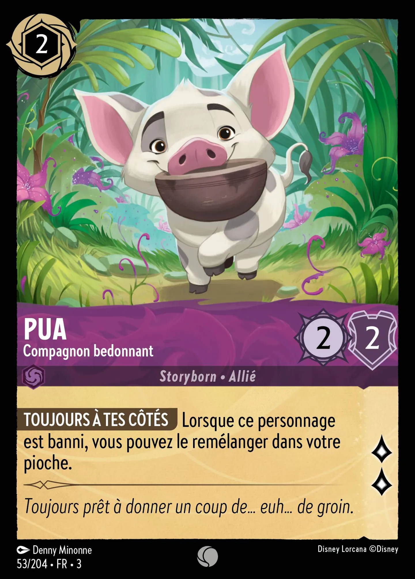 Pua - Compagnon bedonnant — Into the Inklands — Lorcana