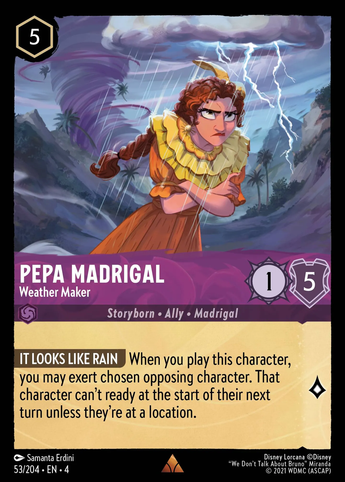 Pepa Madrigal - Fait la pluie et le beau temps — Ursula's Return — Lorcana