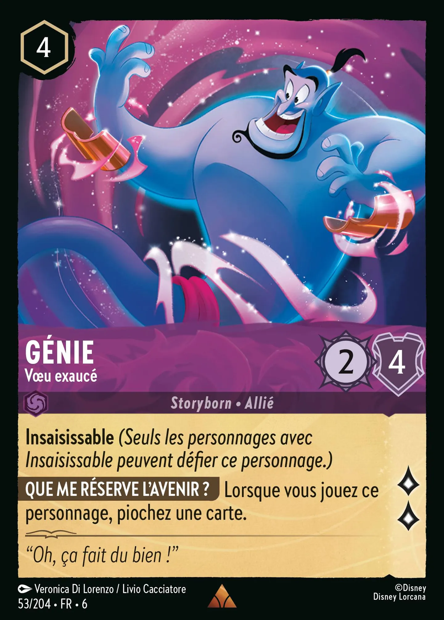 Génie - Vœu exaucé — Azurite Sea — Lorcana