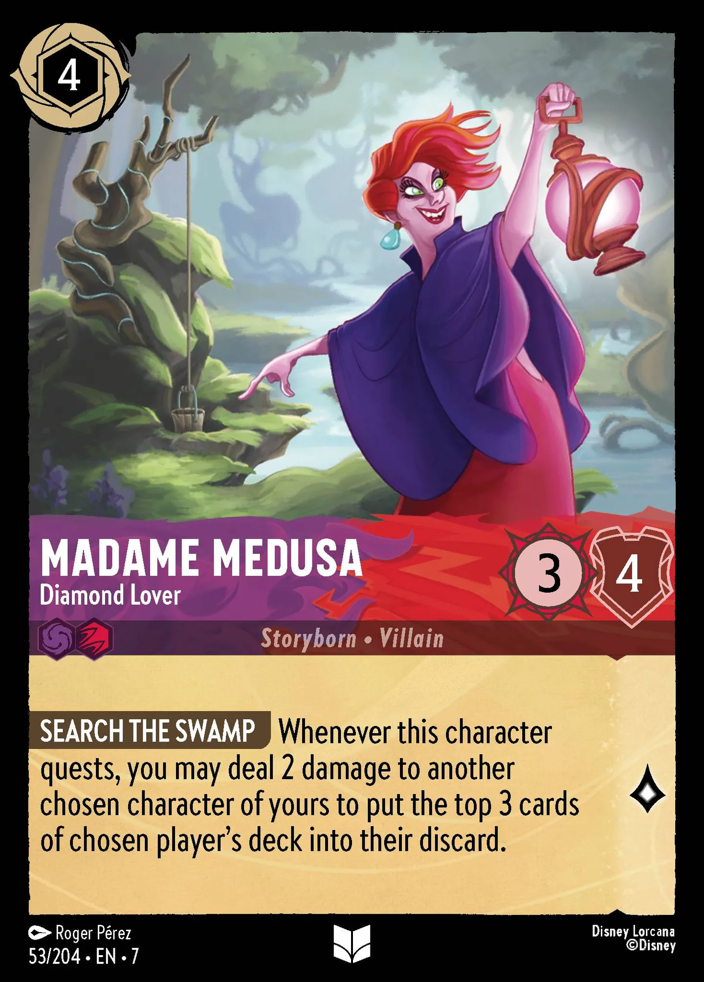 Madame Medusa - Diamond Lover — Archazia's Island — Lorcana