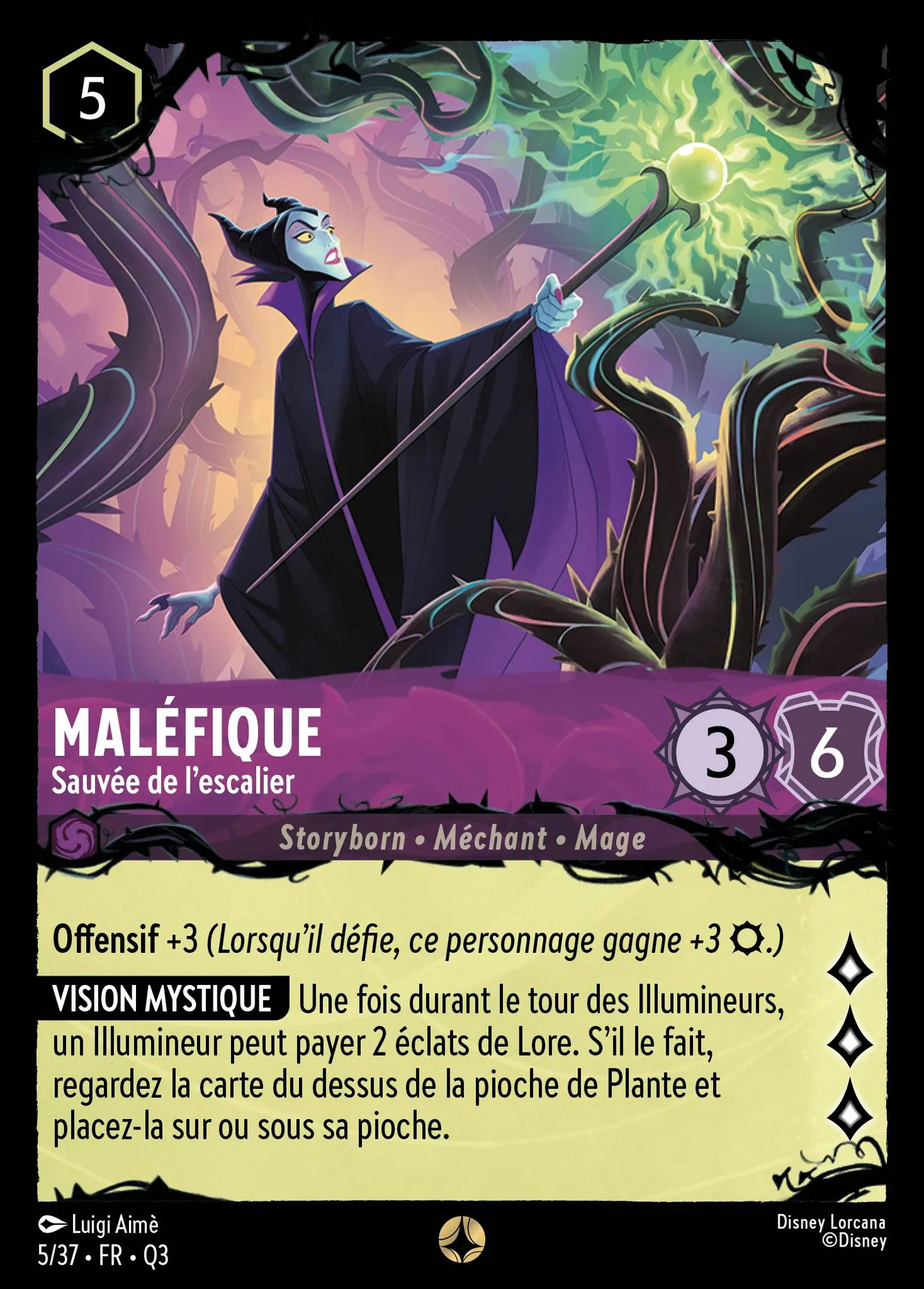 Maléfique - Sauvée de l'escalier — Illumineer's Quest: The Great Hunny Rescue — Lorcana