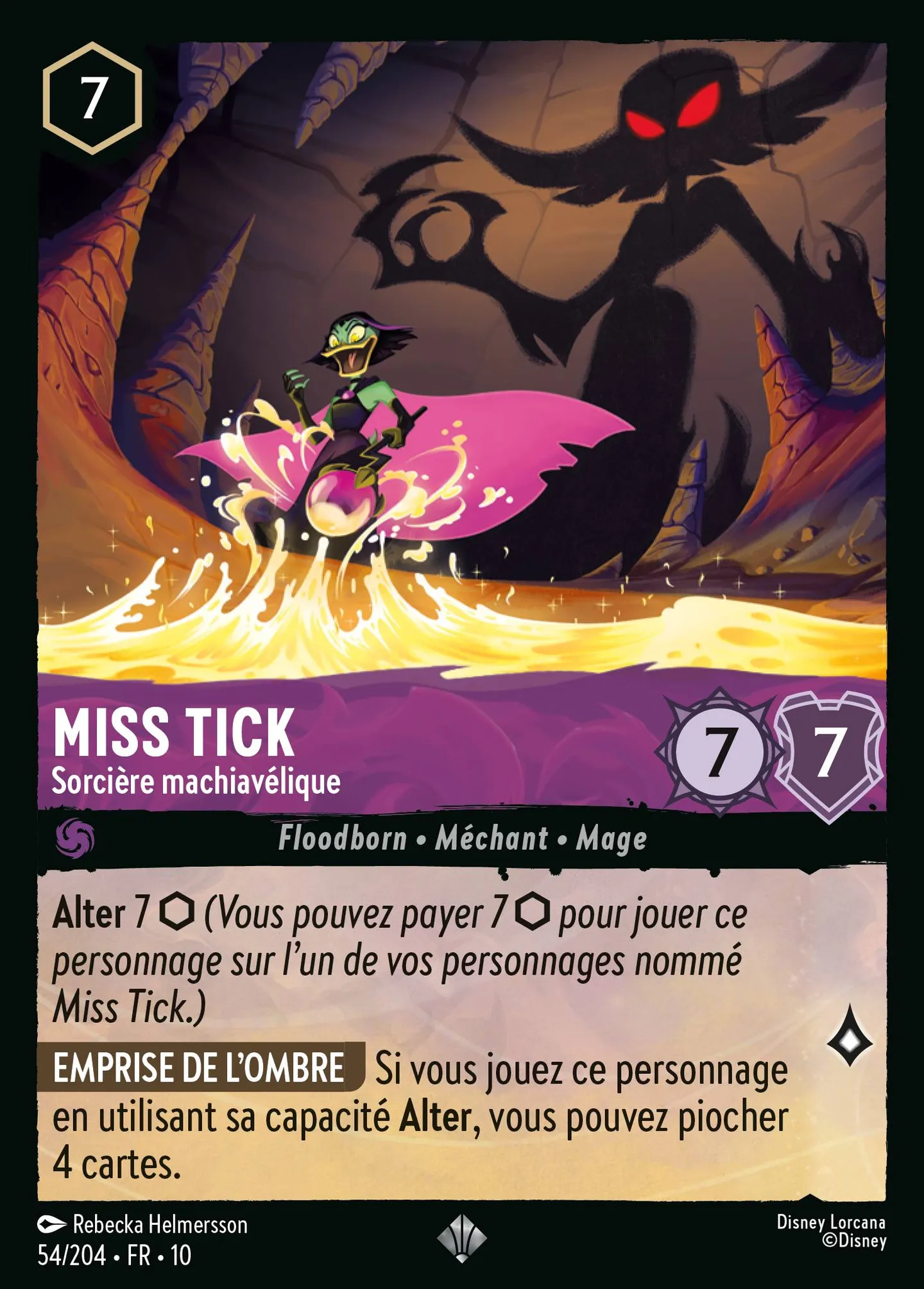 Miss Tick - Sorcière machiavélique — Whispers in the Well — Lorcana