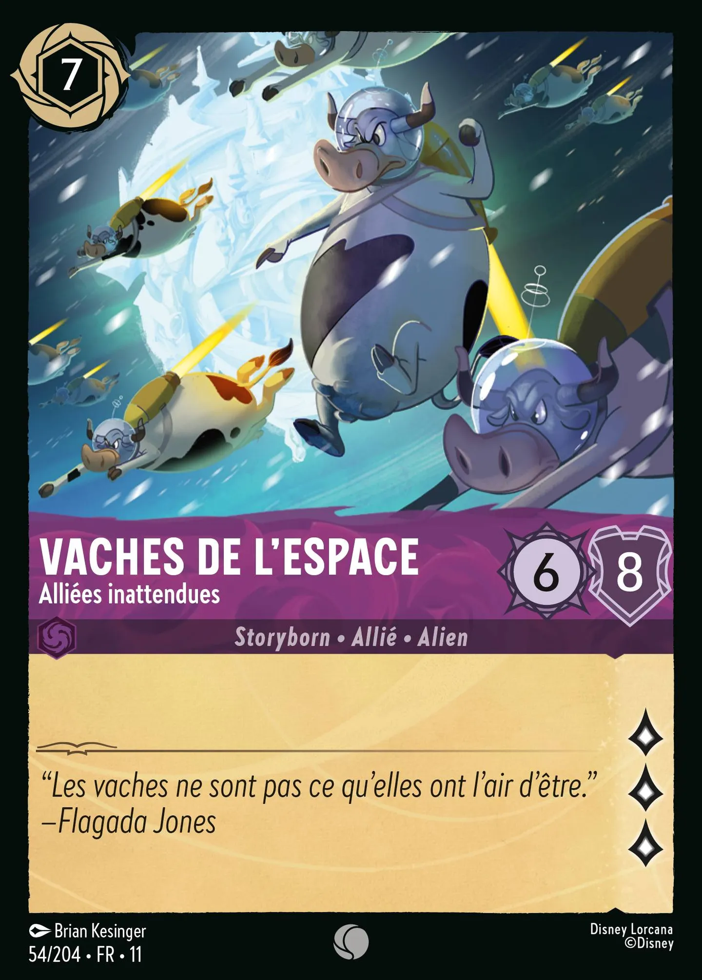 Vaches de l'espace - Alliées inattendues — Winterspell — Lorcana