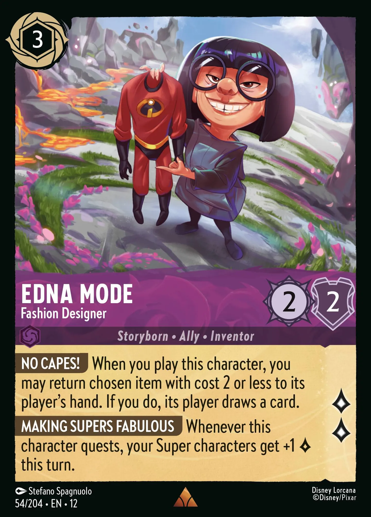 Edna Mode - Créatrice de mode — Wilds Unknown — Lorcana